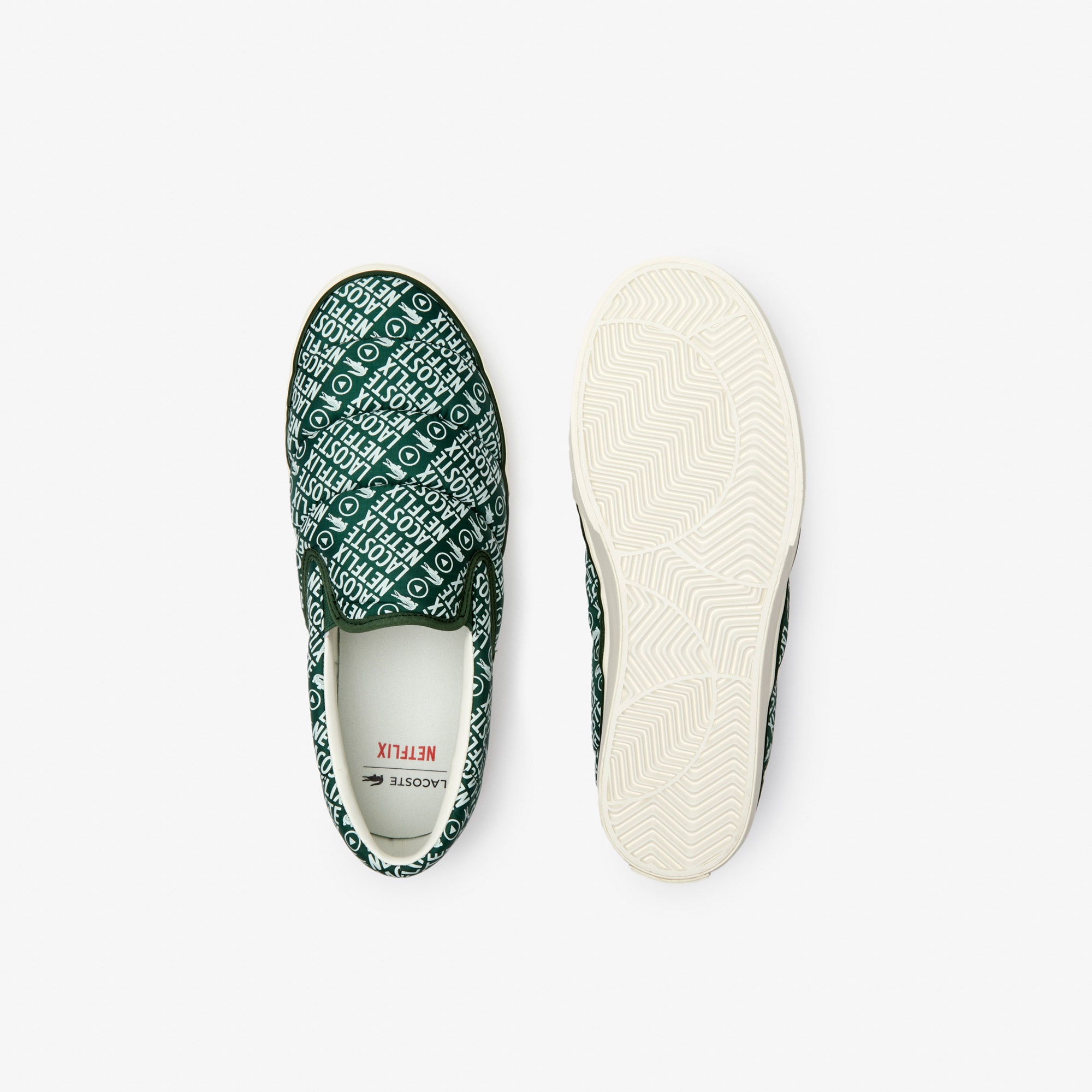 Lacoste x Netflix Erkek Jump Serve Yeşil Sneaker