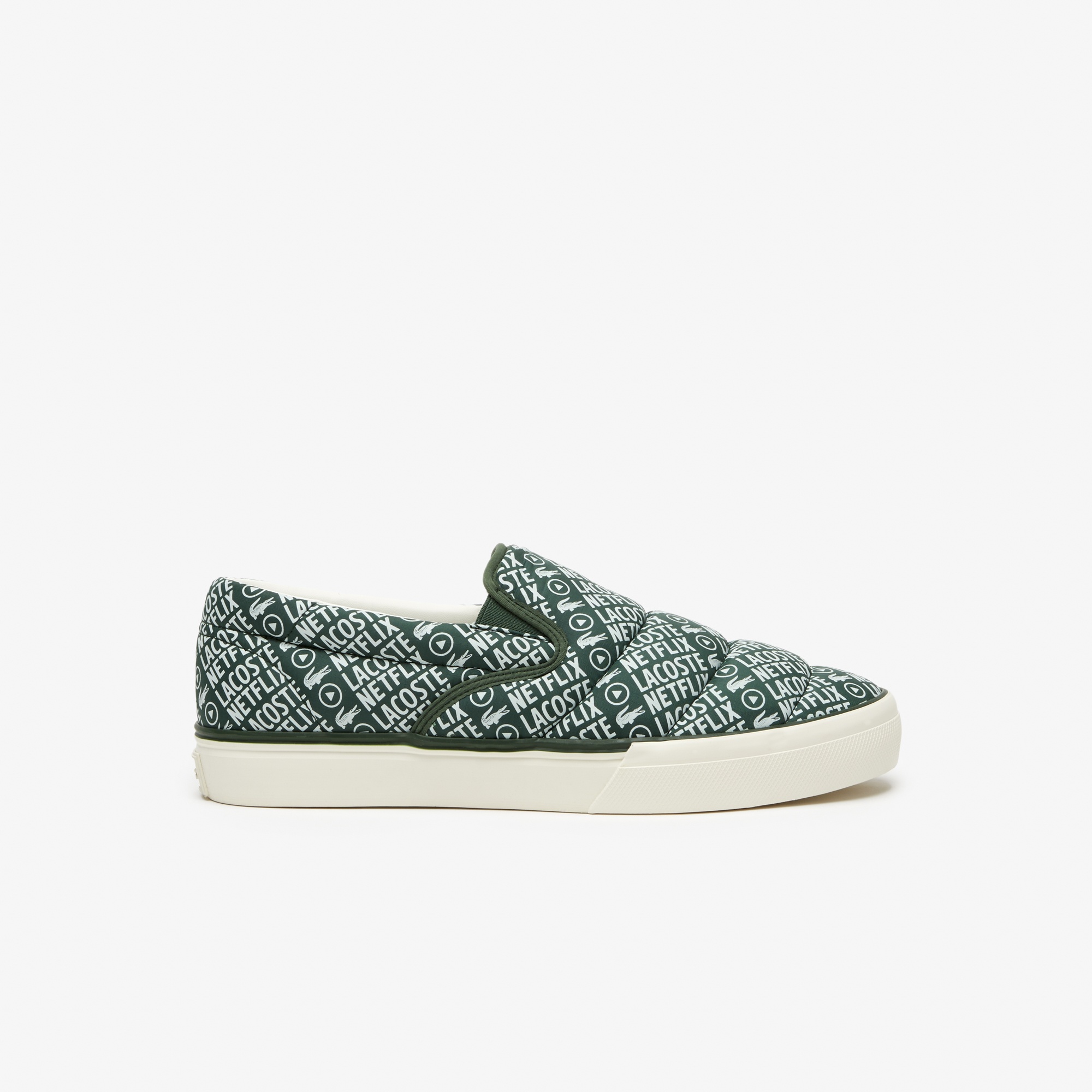 Lacoste x Netflix Erkek Jump Serve Yeşil Sneaker 745CMA0064-1X3