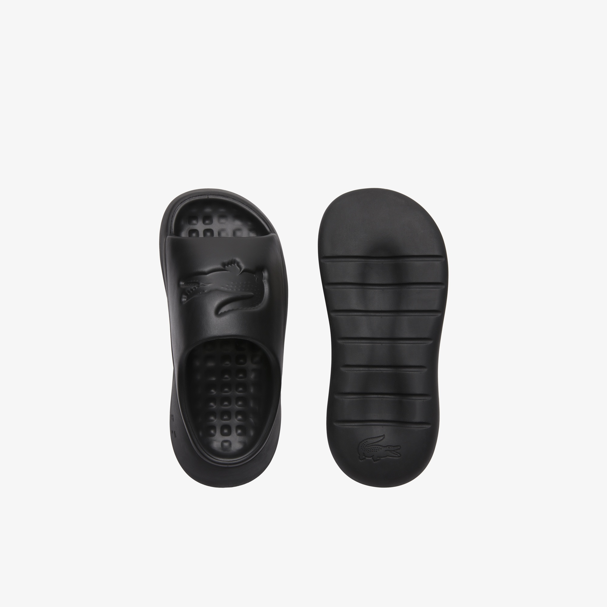 Lacoste Croco Kadın Siyah Terlik