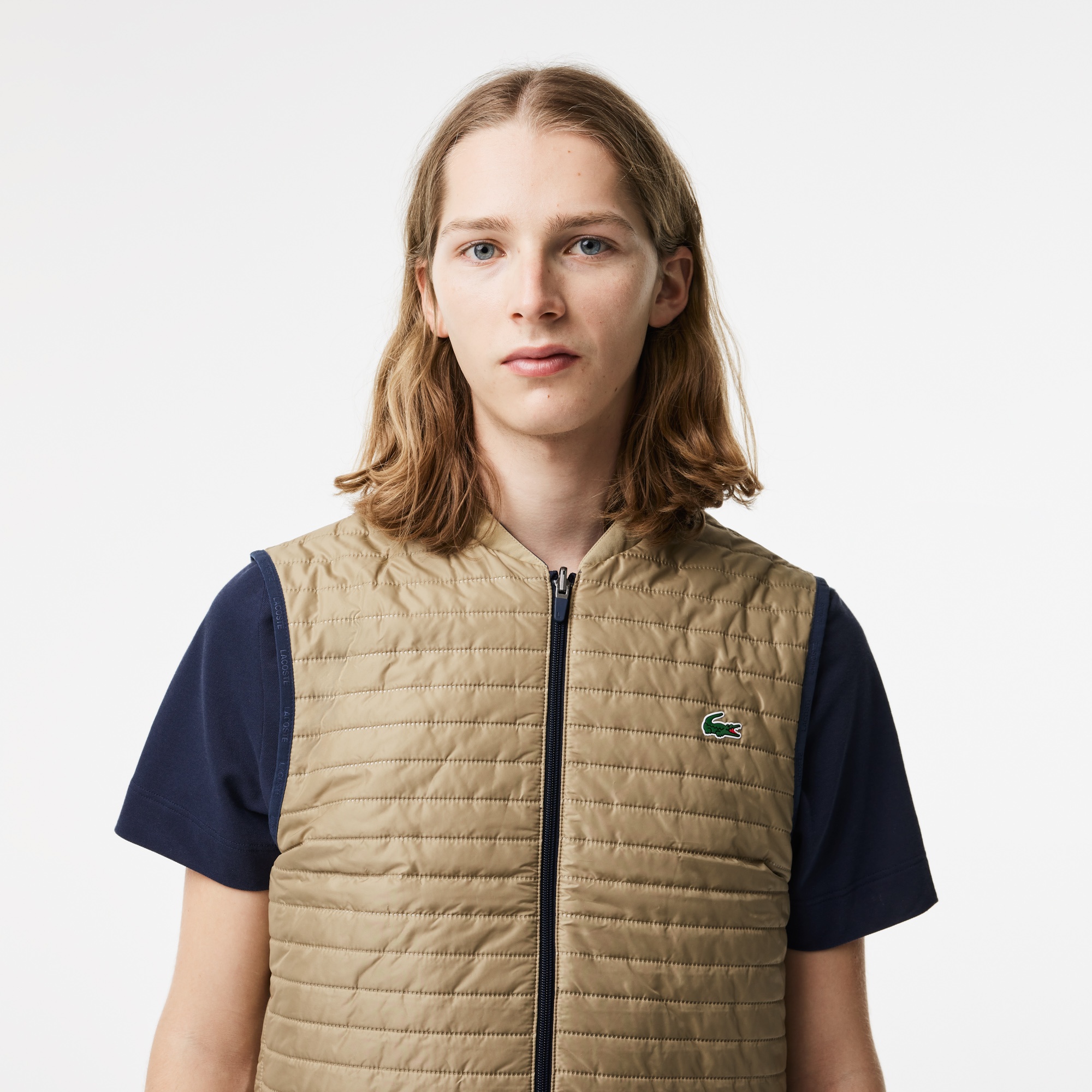 Lacoste SPORT Erkek Çift Taraflı Lacivert Yelek