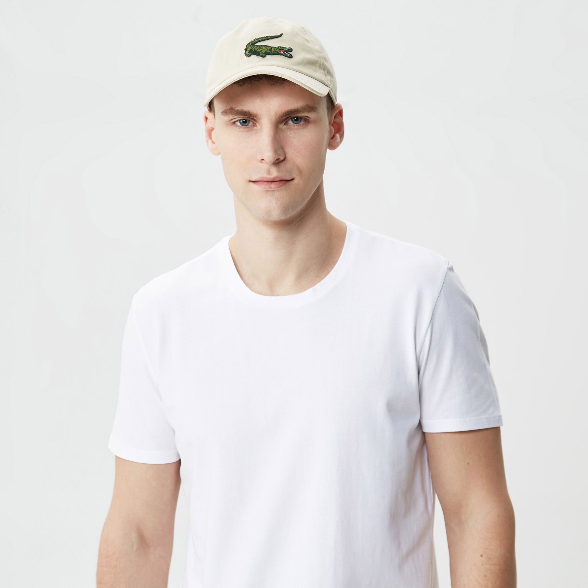 Lacoste Erkek Regular Fit Bisiklet Yaka 2'li Beyaz Atlet