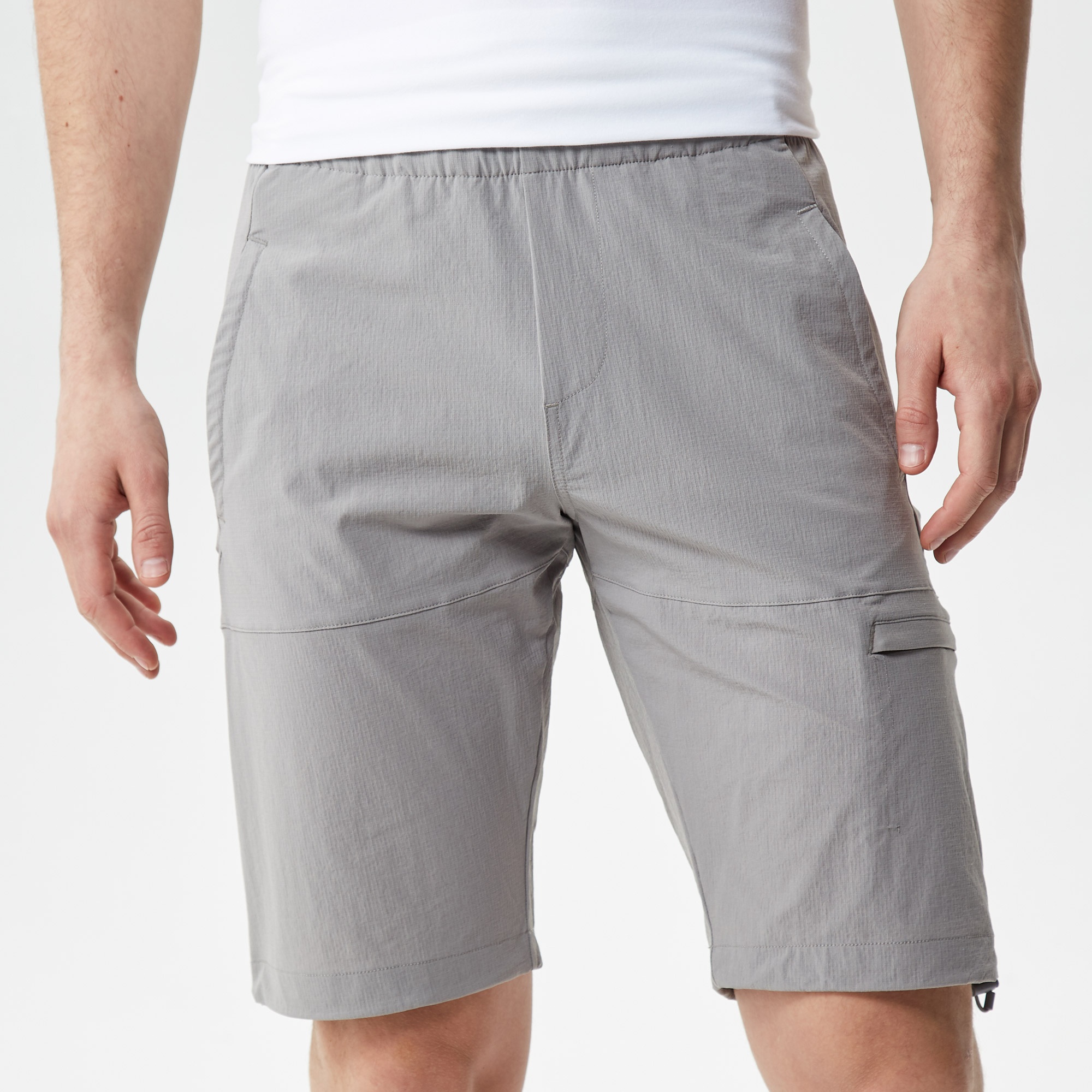 Lacoste Erkek Slim Fit Gri Bermuda