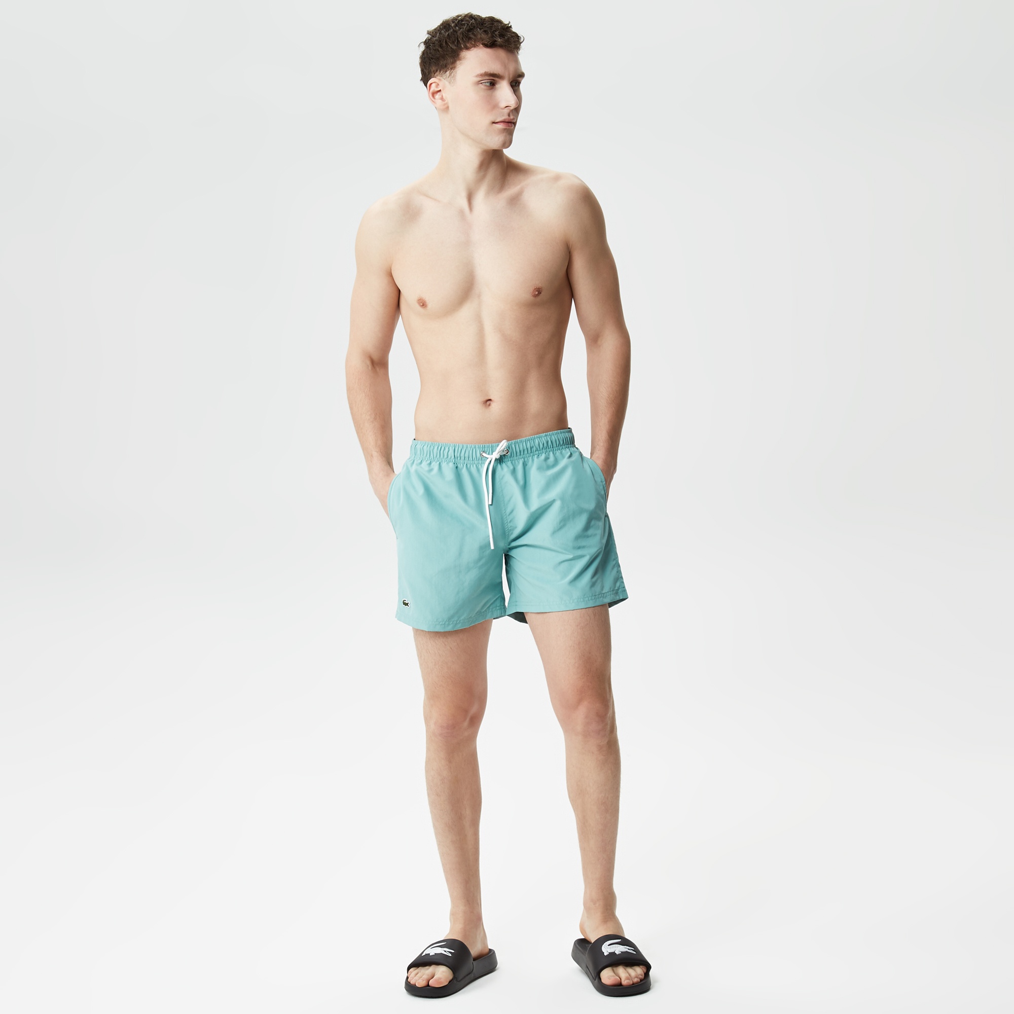 Lacoste Erkek Mavi Mayo Şort