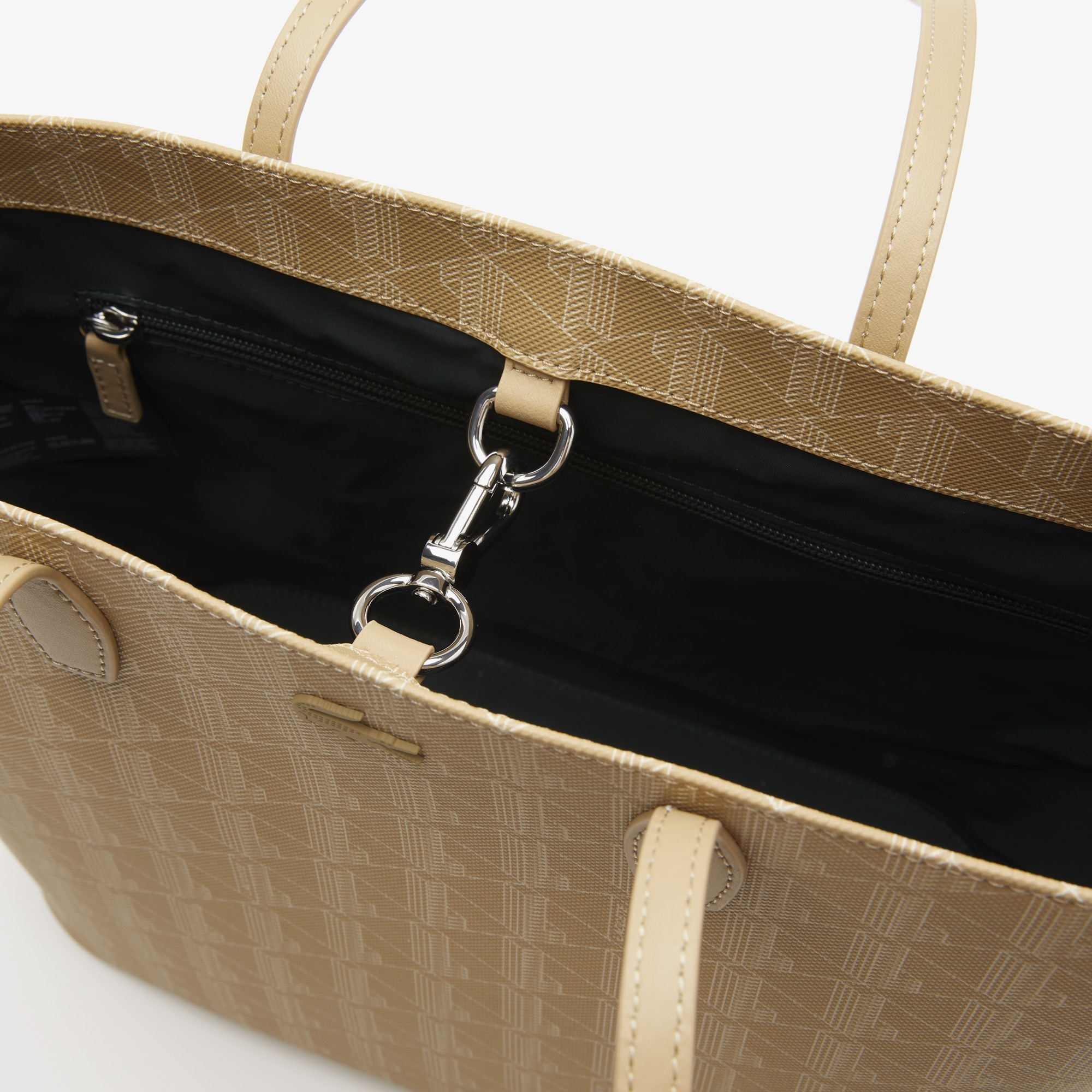 Lacoste Kadın Monogram Bej Omuz Çantası