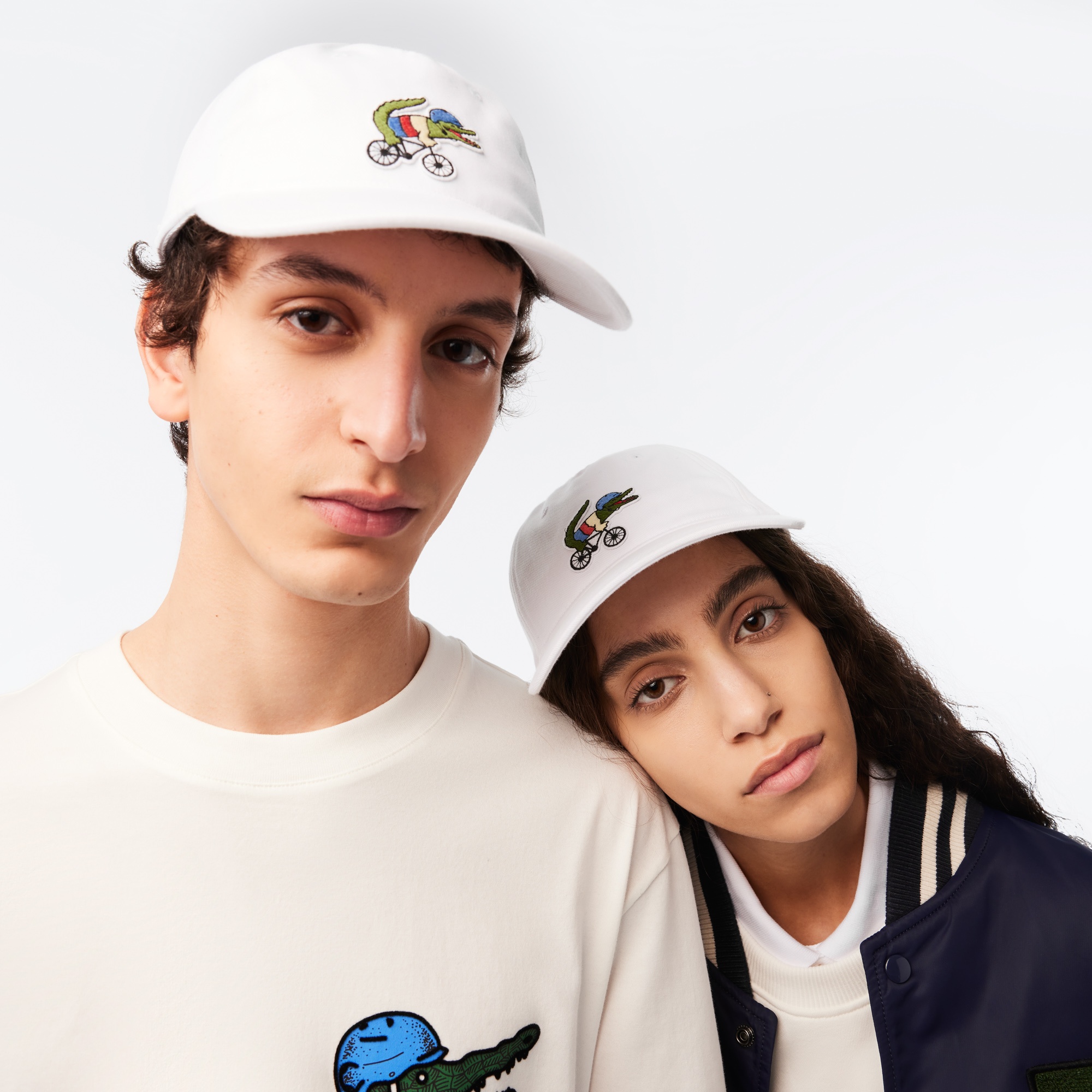 Lacoste x Netflix Unisex Beyaz Şapka