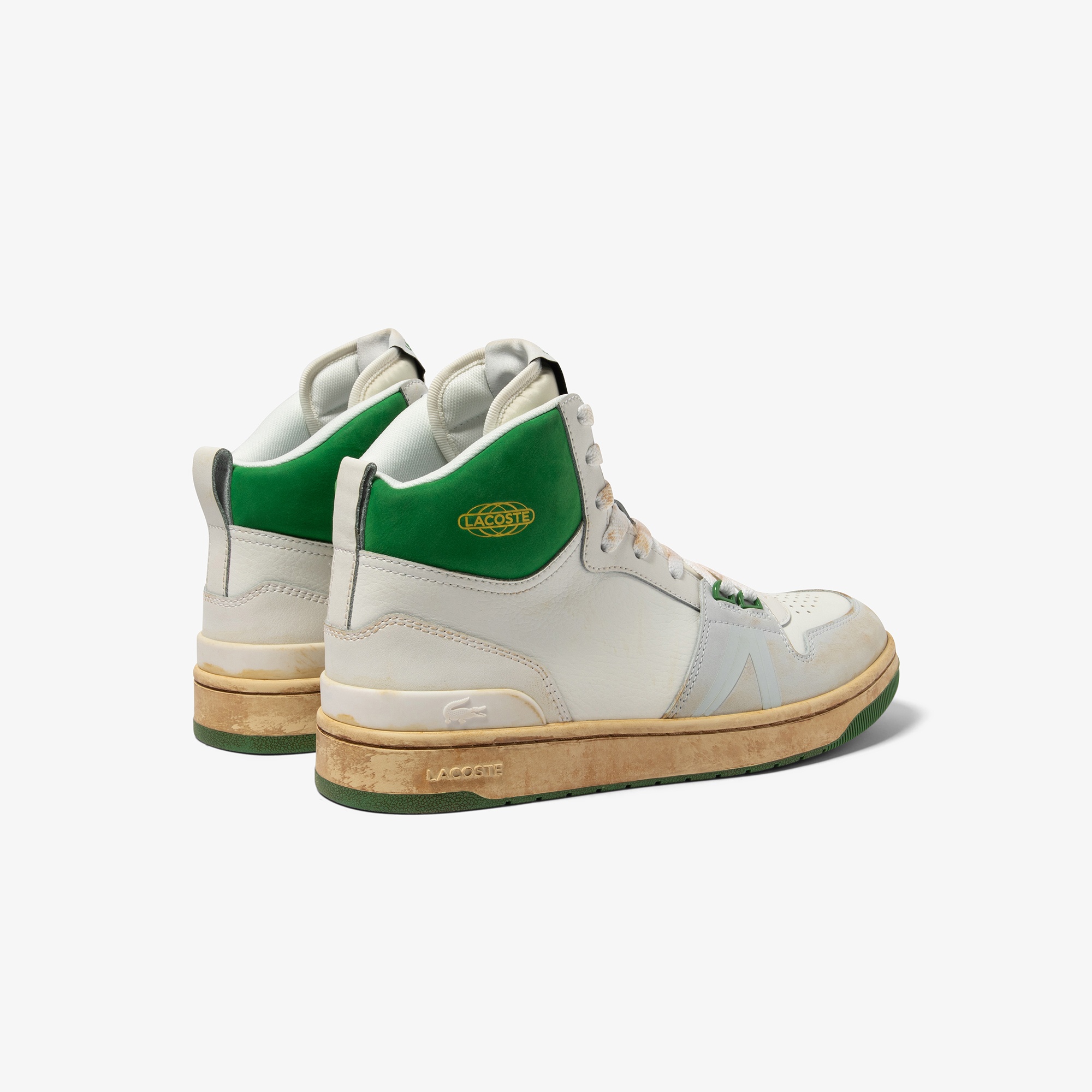 Lacoste L001 Mid Erkek Beyaz Sneaker