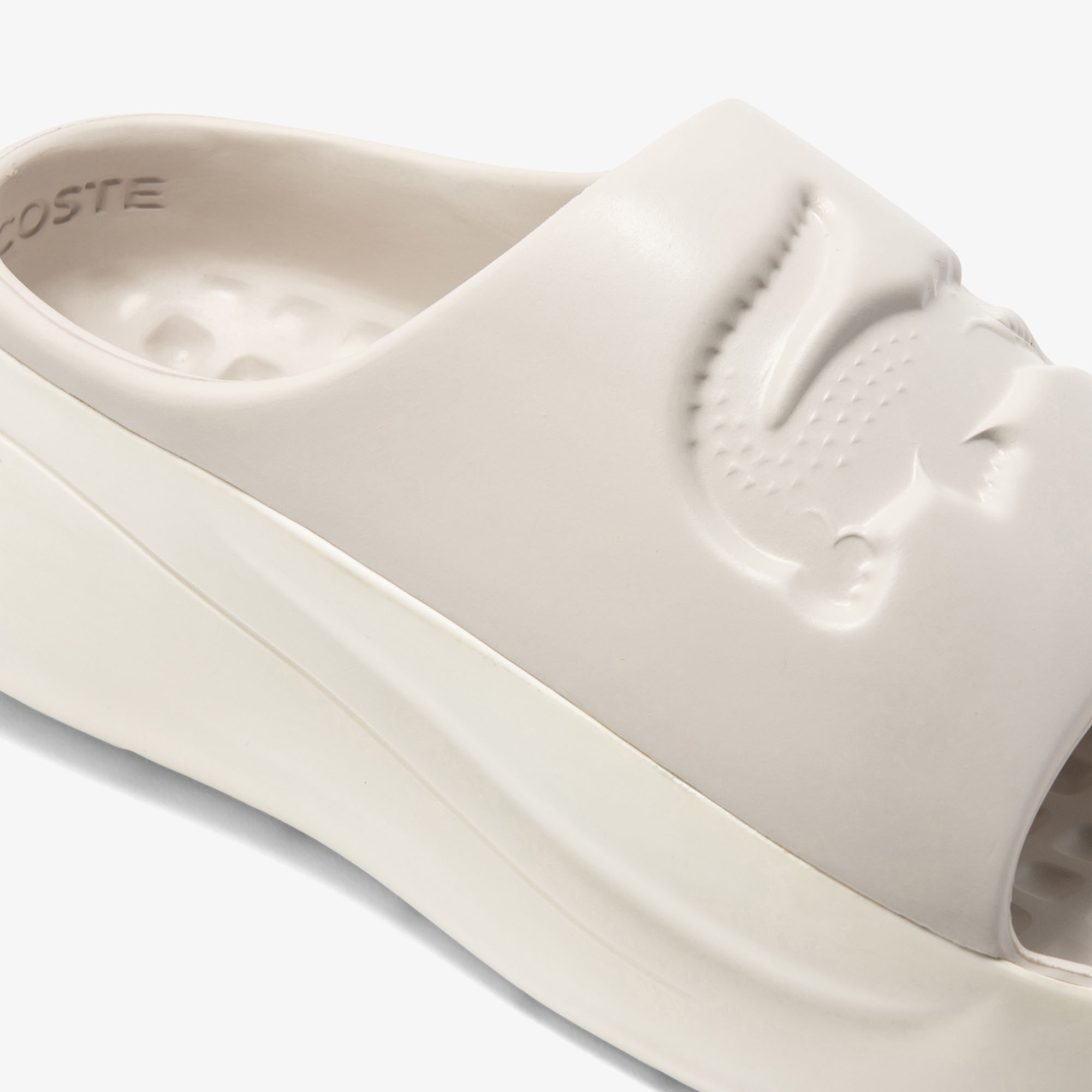 Lacoste Croco 3.0 Erkek Bej Terlik