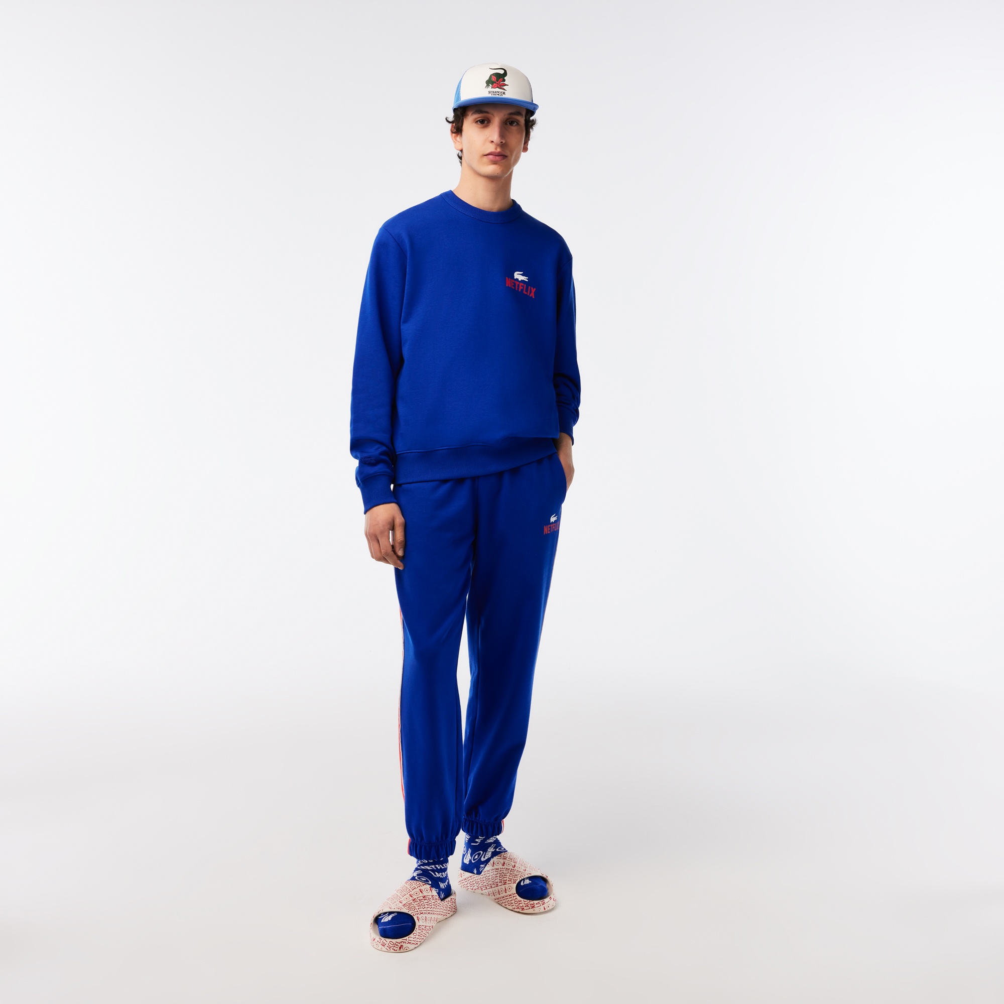 Lacoste Netflix Unisex Mavi Eşofman Altı