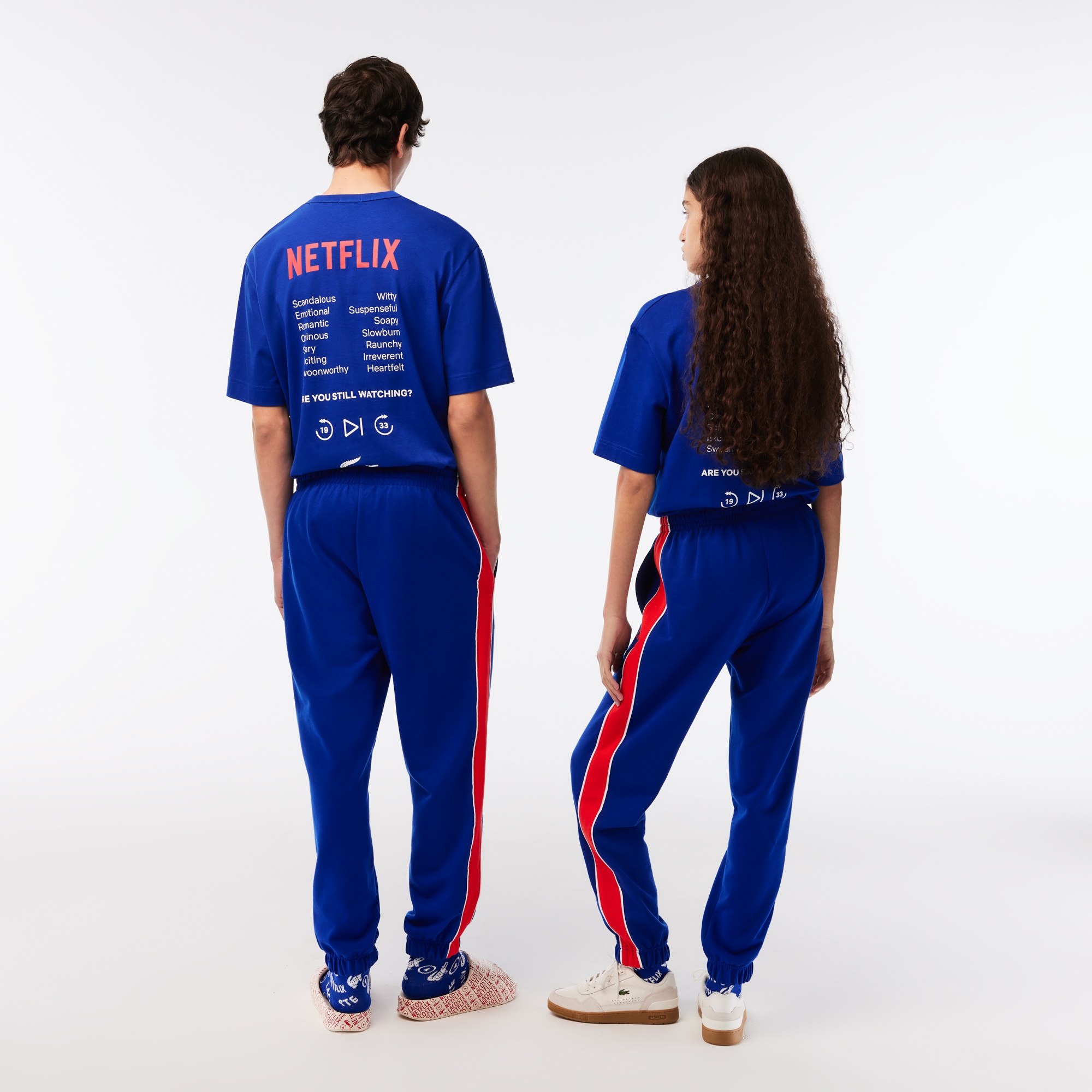 Lacoste Netflix Unisex Mavi Eşofman Altı