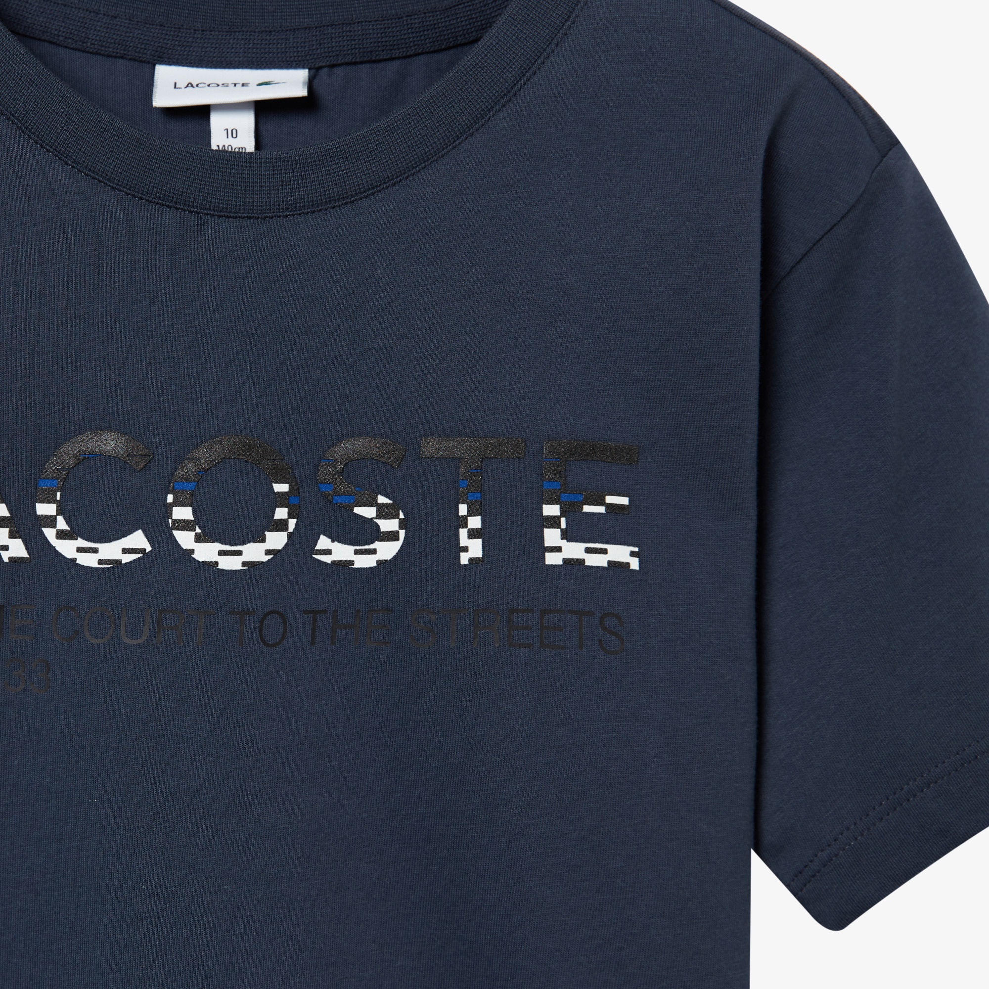 Lacoste Çocuk Baskılı Lacivert T-Shirt