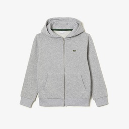 Lacoste Çocuk Kapüşonlu Gri Sweatshirt Gri
