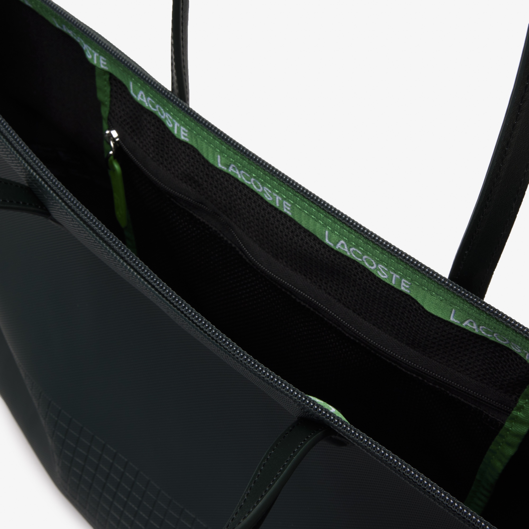 Lacoste L.12.12 Kadın Baskılı Koyu Yeşil Omuz Çantası
