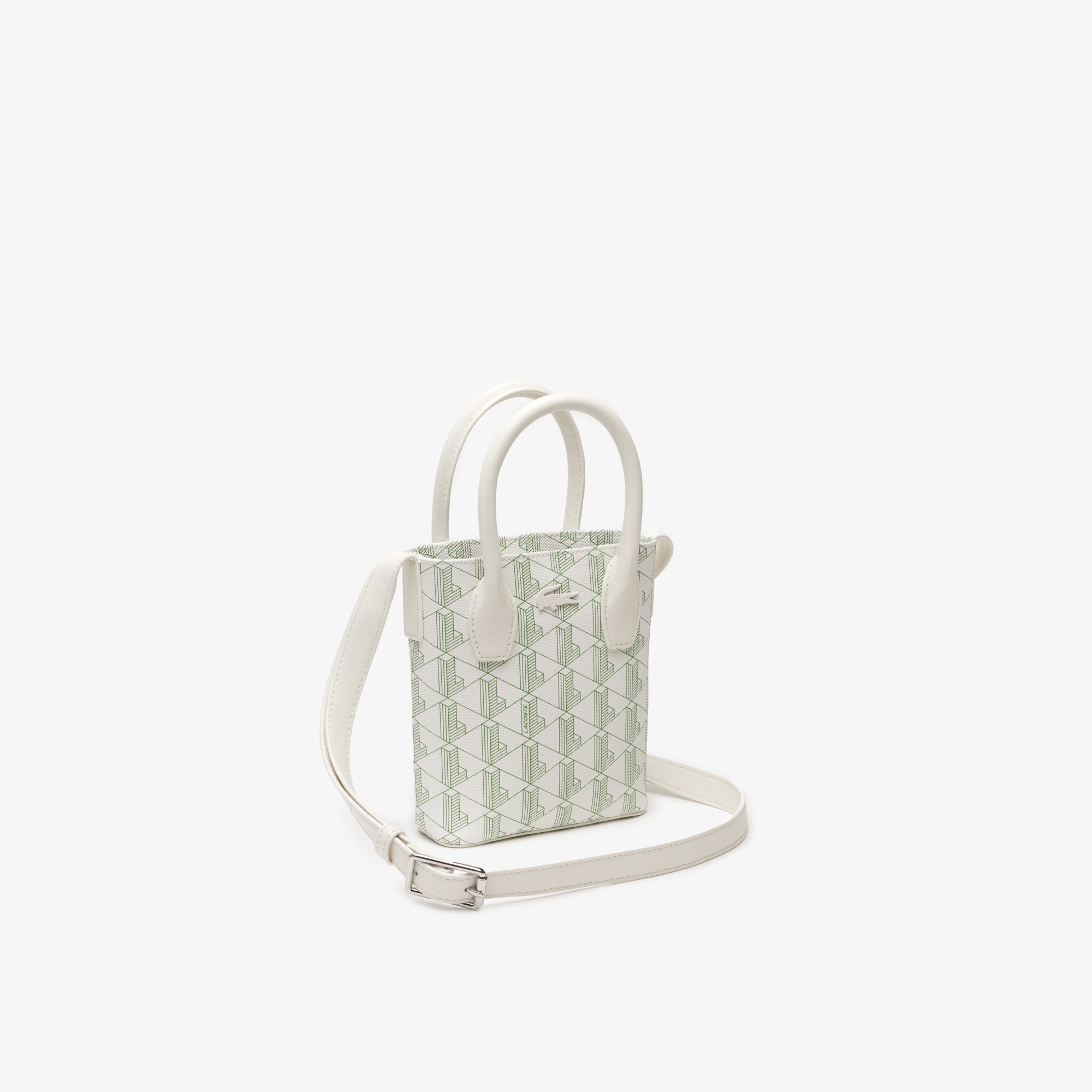 Lacoste Kadın Monogram Beyaz Postacı Çantası