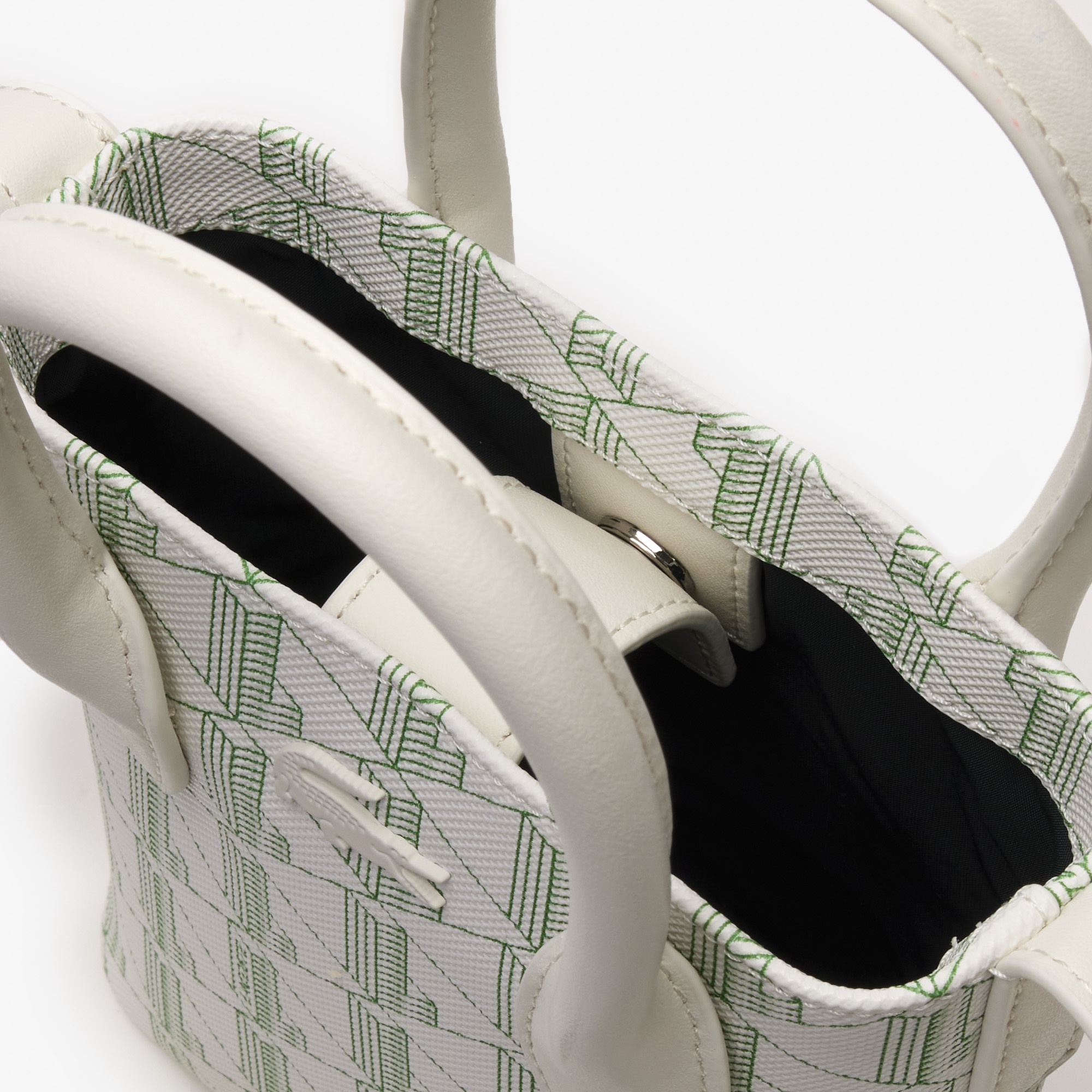 Lacoste Kadın Monogram Beyaz Postacı Çantası