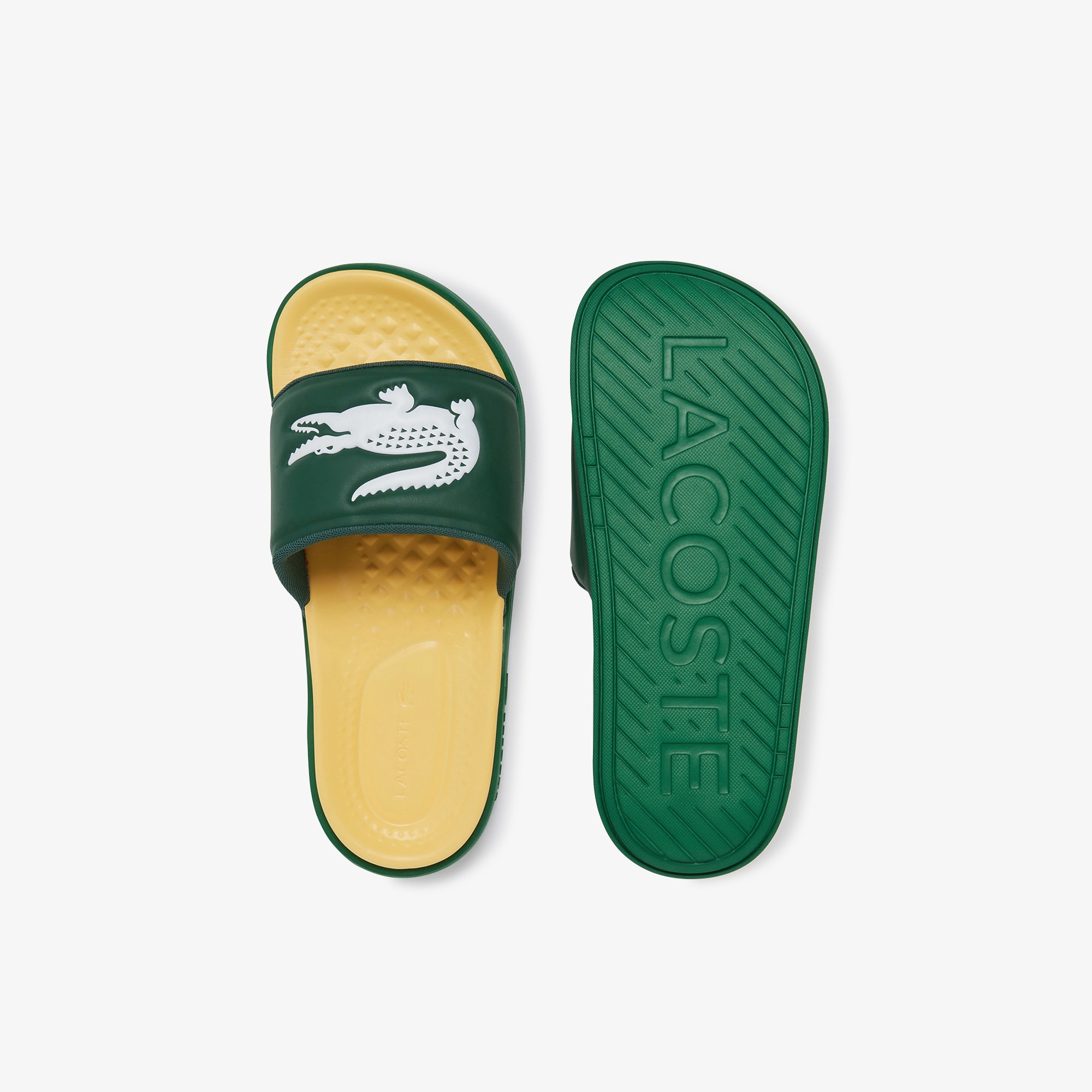 Lacoste Croco Erkek Yeşil Terlik