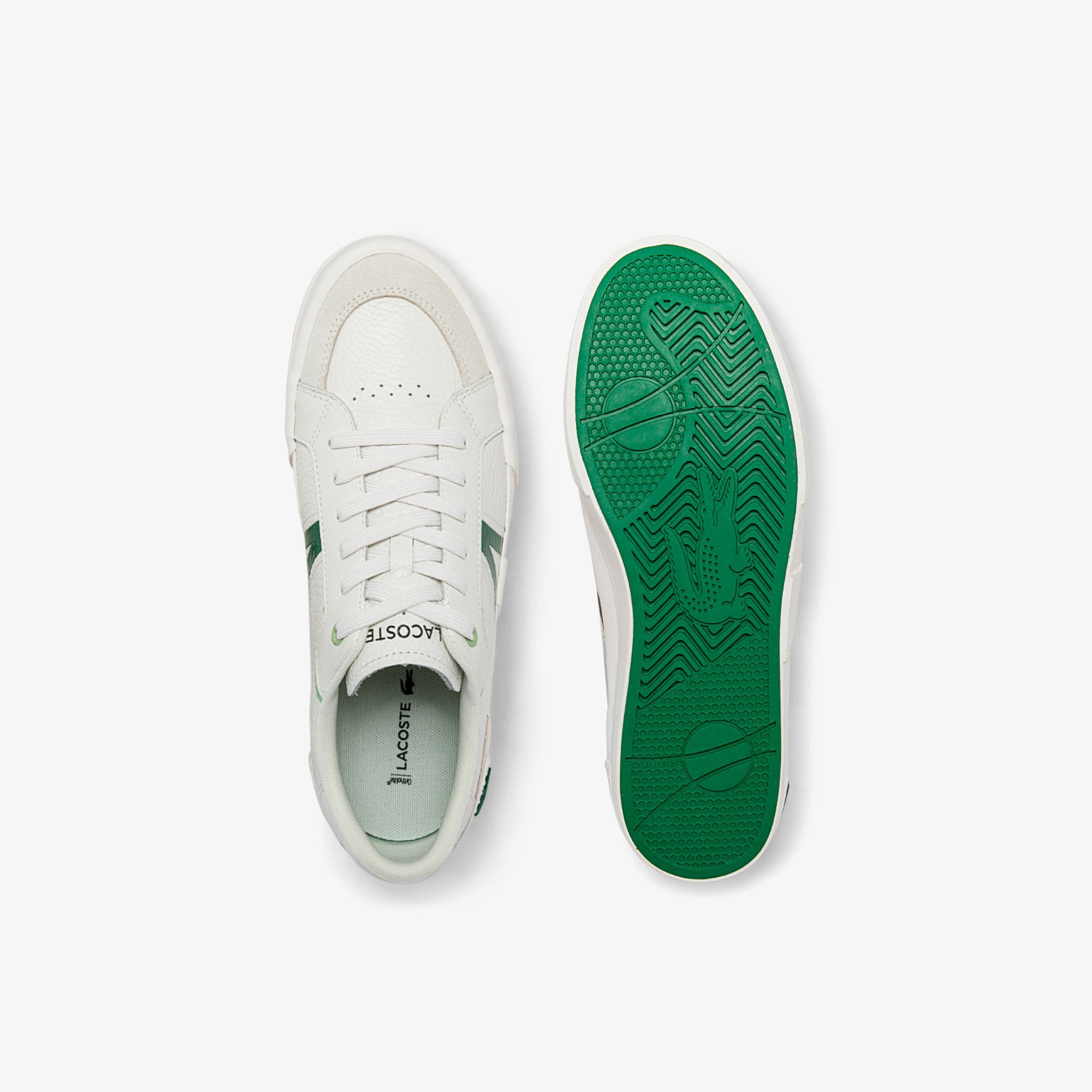 Lacoste L004 Mid Erkek Beyaz Sneaker