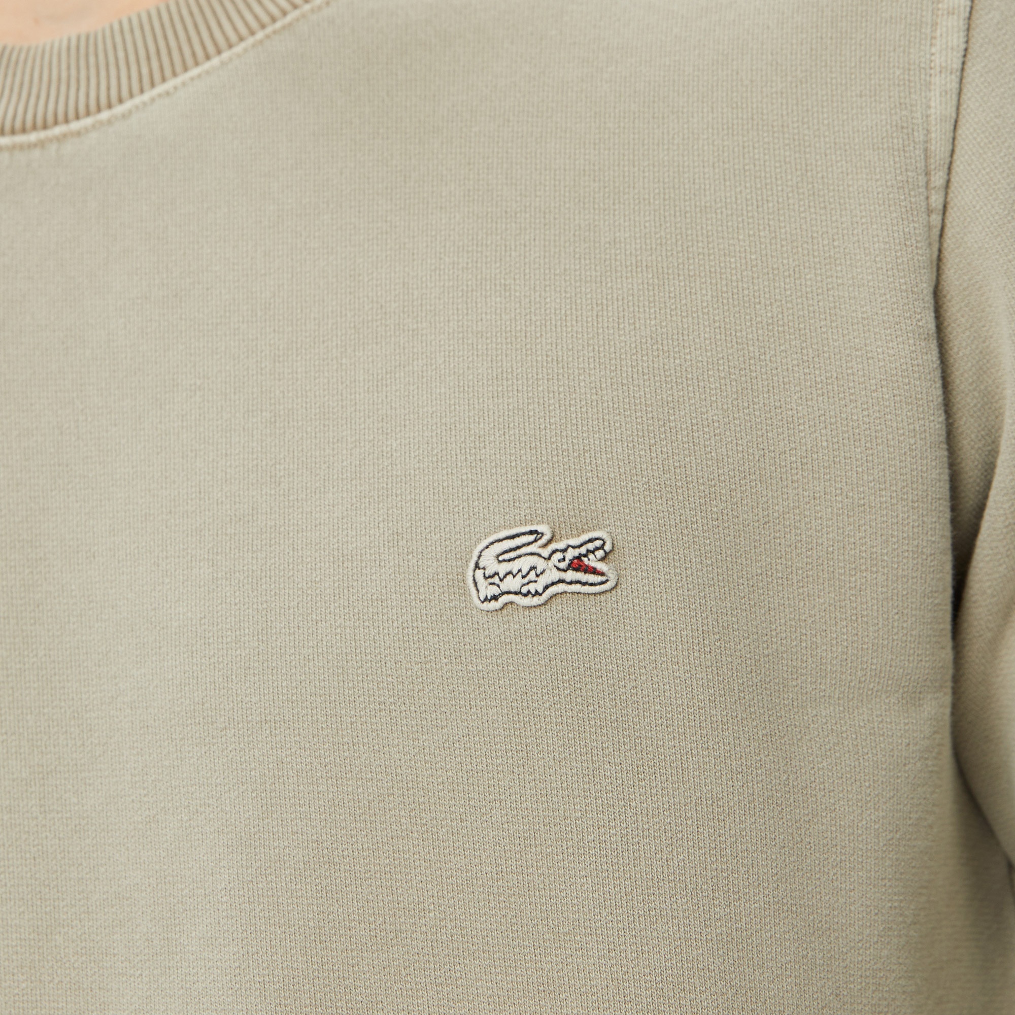 Lacoste Erkek Regular Fit Bisiklet Yaka Organik Pamuk Yeşil Sweatshirt