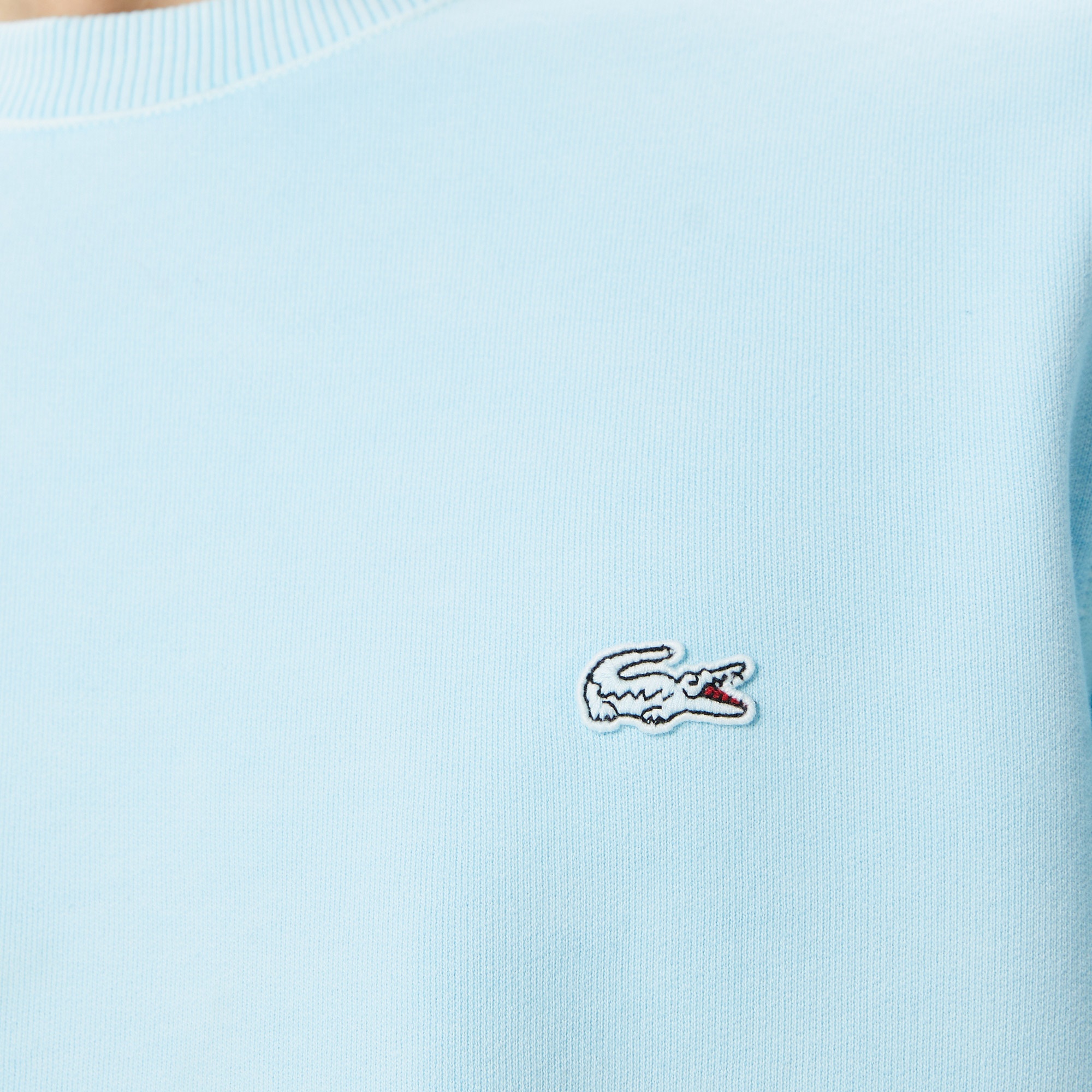 Lacoste Erkek Regular Fit Bisiklet Yaka Organik Pamuk Mavi Sweatshirt