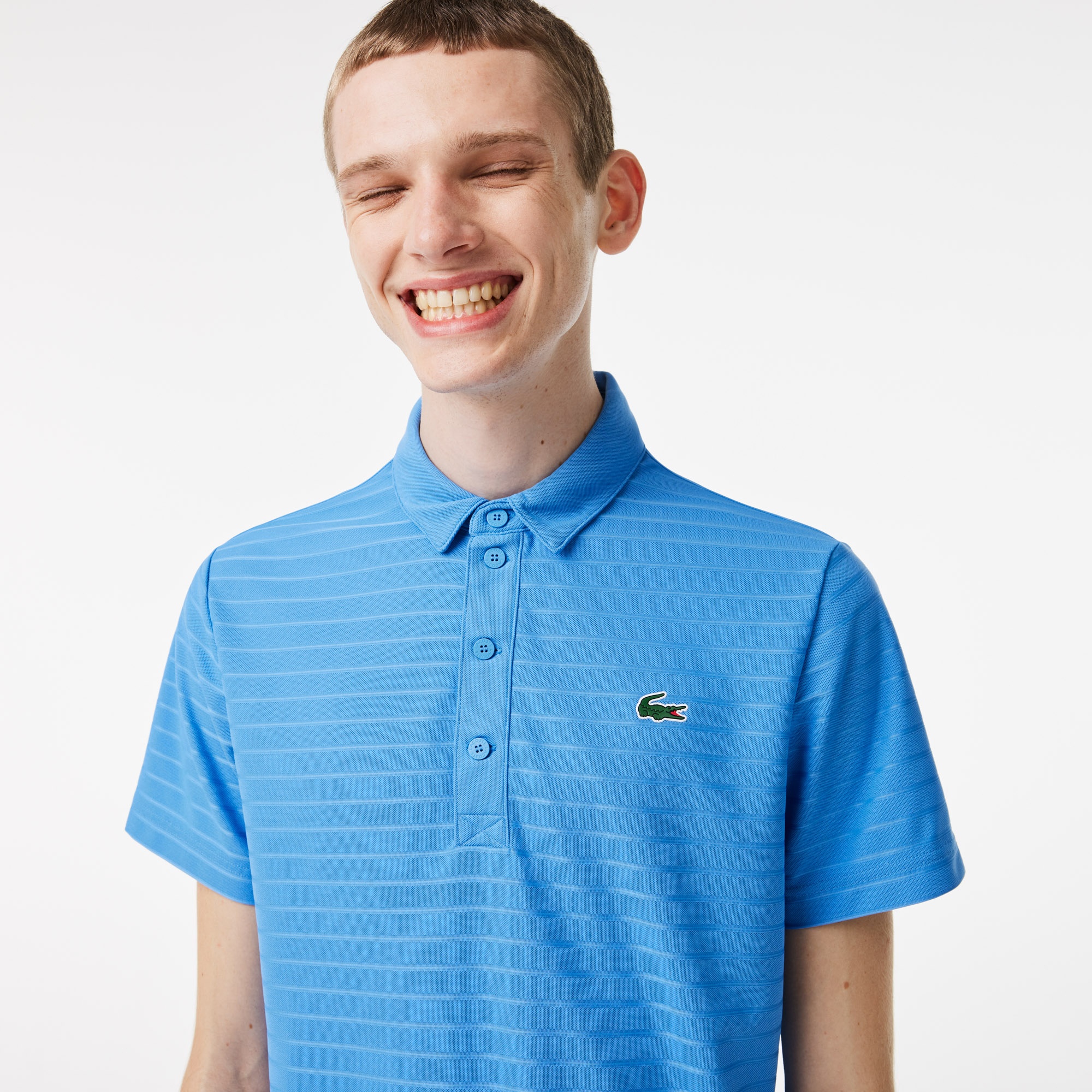 Lacoste SPORT Erkek Regular Fit Mavi Golf Polo