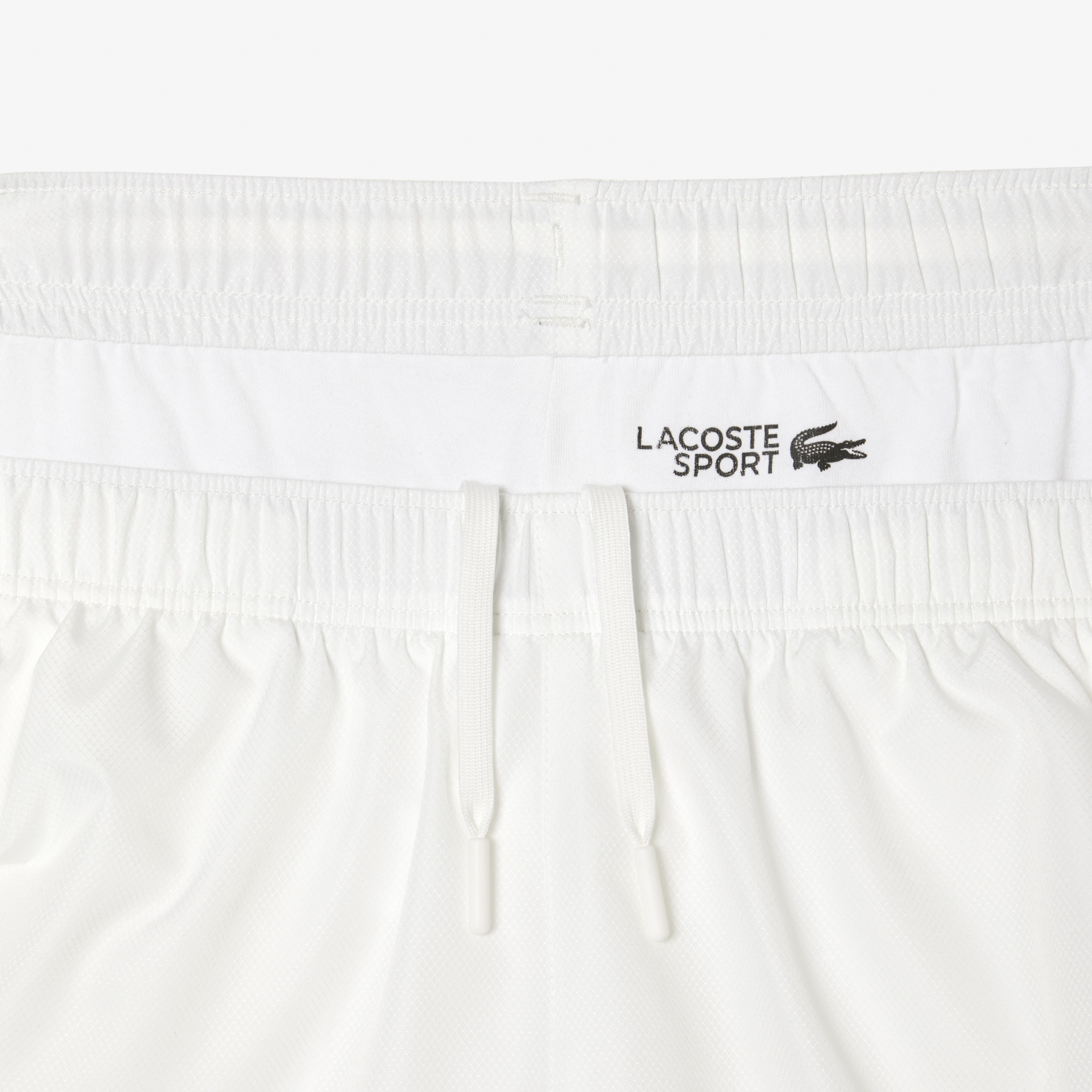 Lacoste SPORT Erkek Regular Fit Hakim Yaka Baskılı Beyaz Eşofman Takımı
