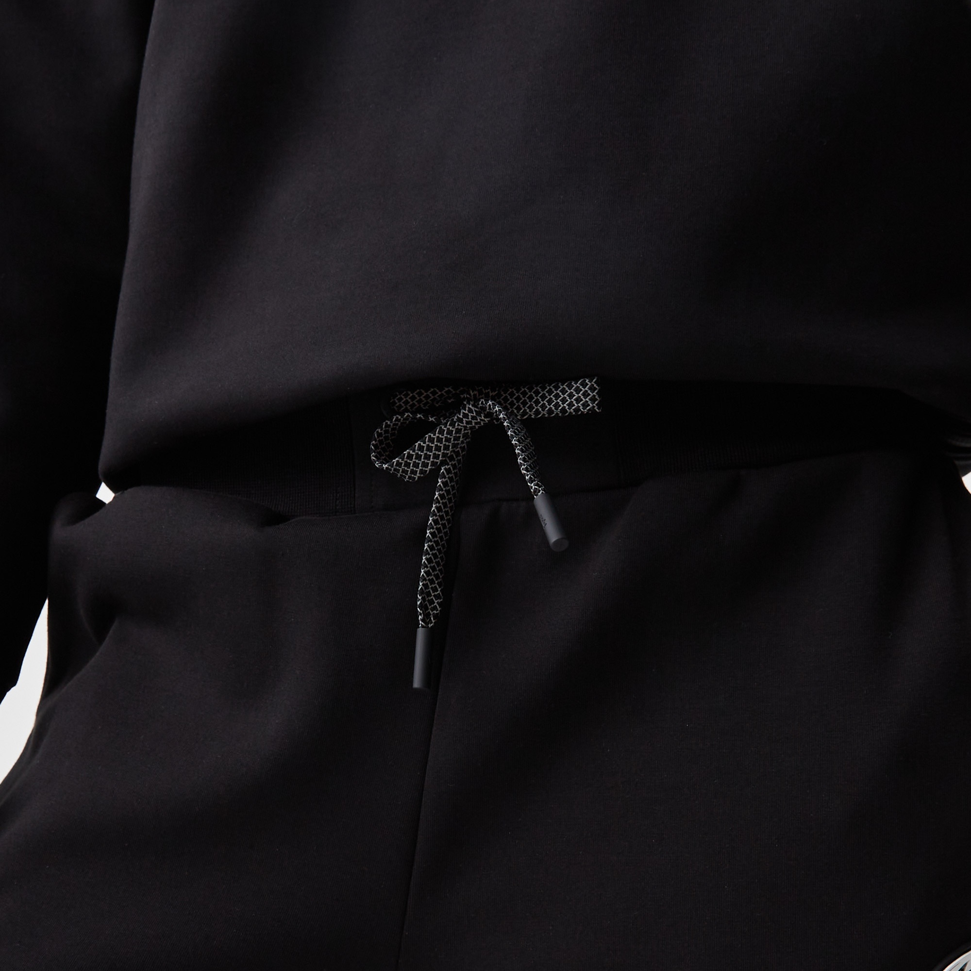 Lacoste Kadın Slim Fit Baskılı Siyah Eşofman Altı