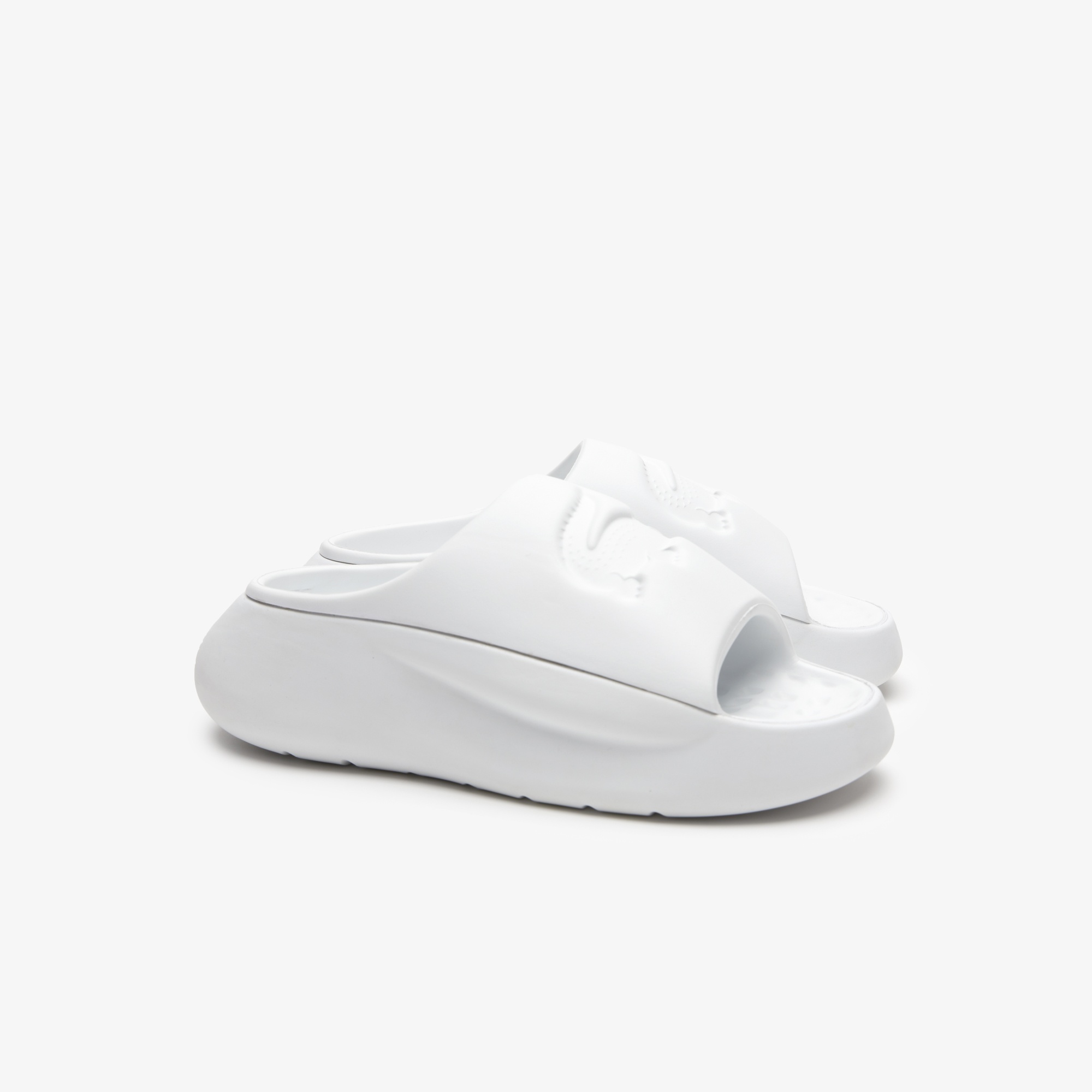 Lacoste Croco 3.0 Erkek Beyaz Terlik