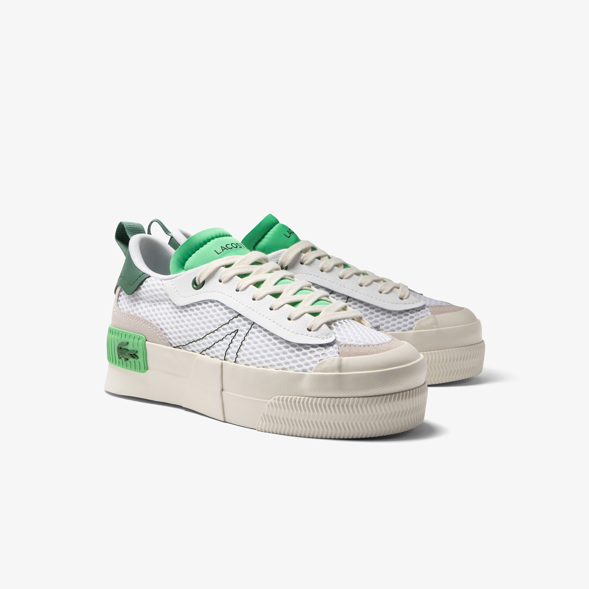 Lacoste L004 Platform Kadın Beyaz Sneaker