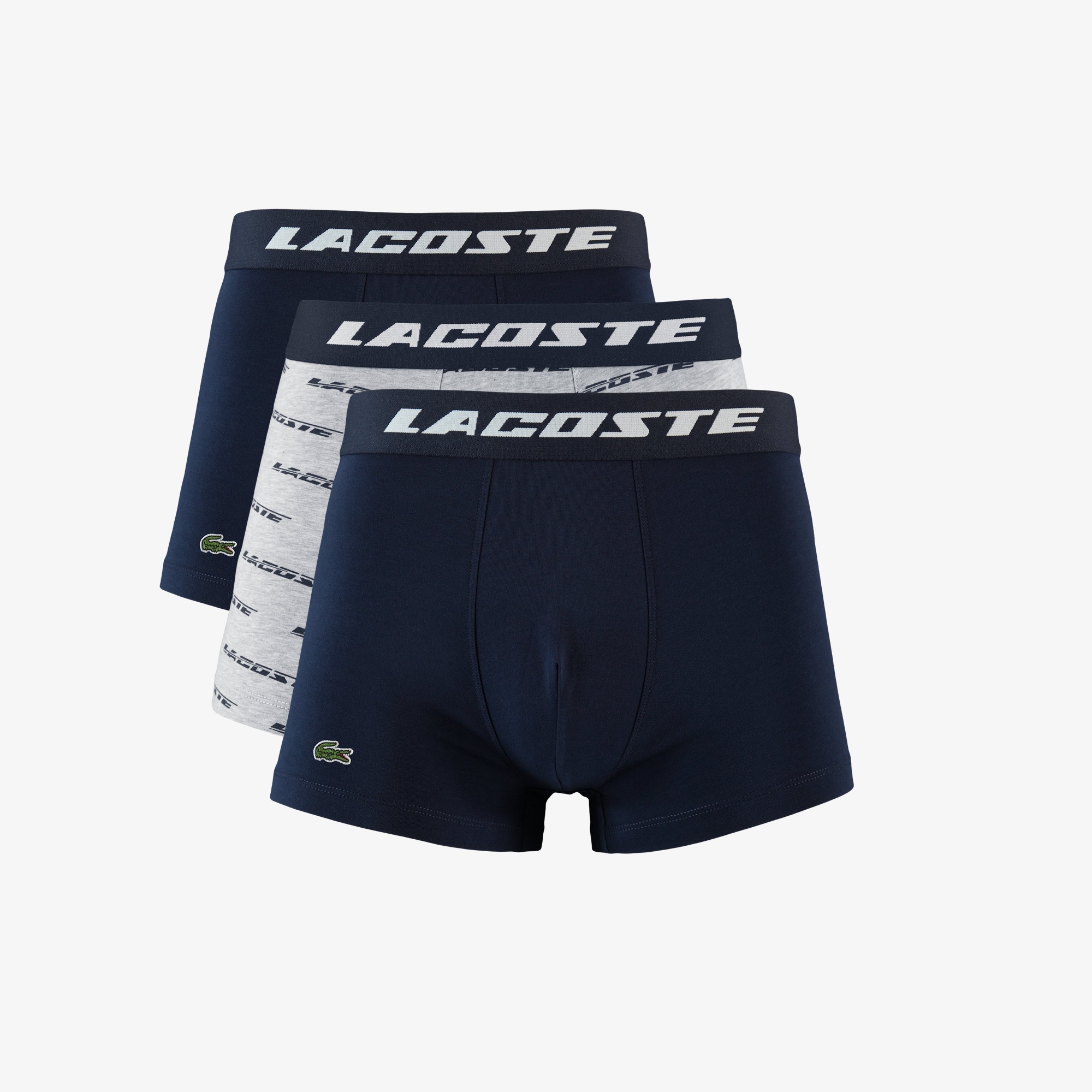 Lacoste Active Erkek 3'lü Renkli Boxer