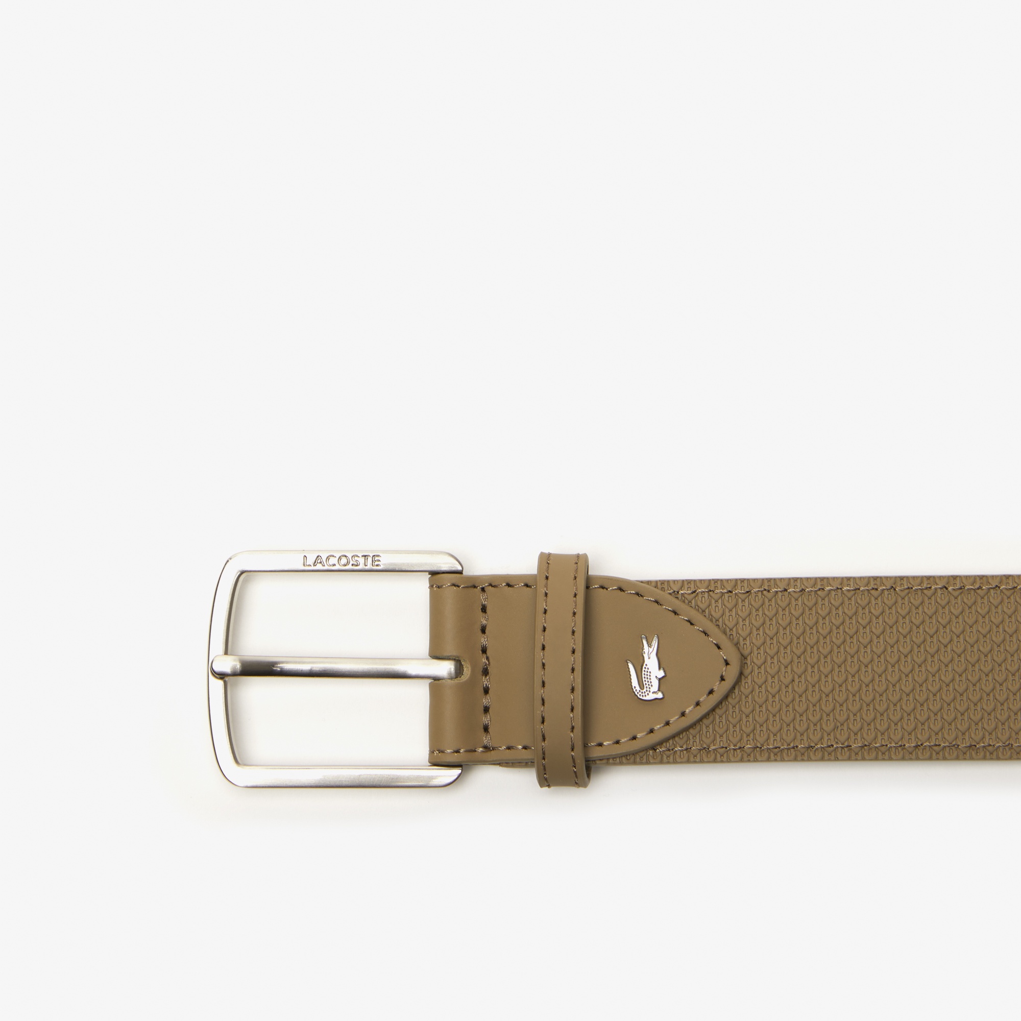 Lacoste Chantaco Erkek Deri Bej Kemer