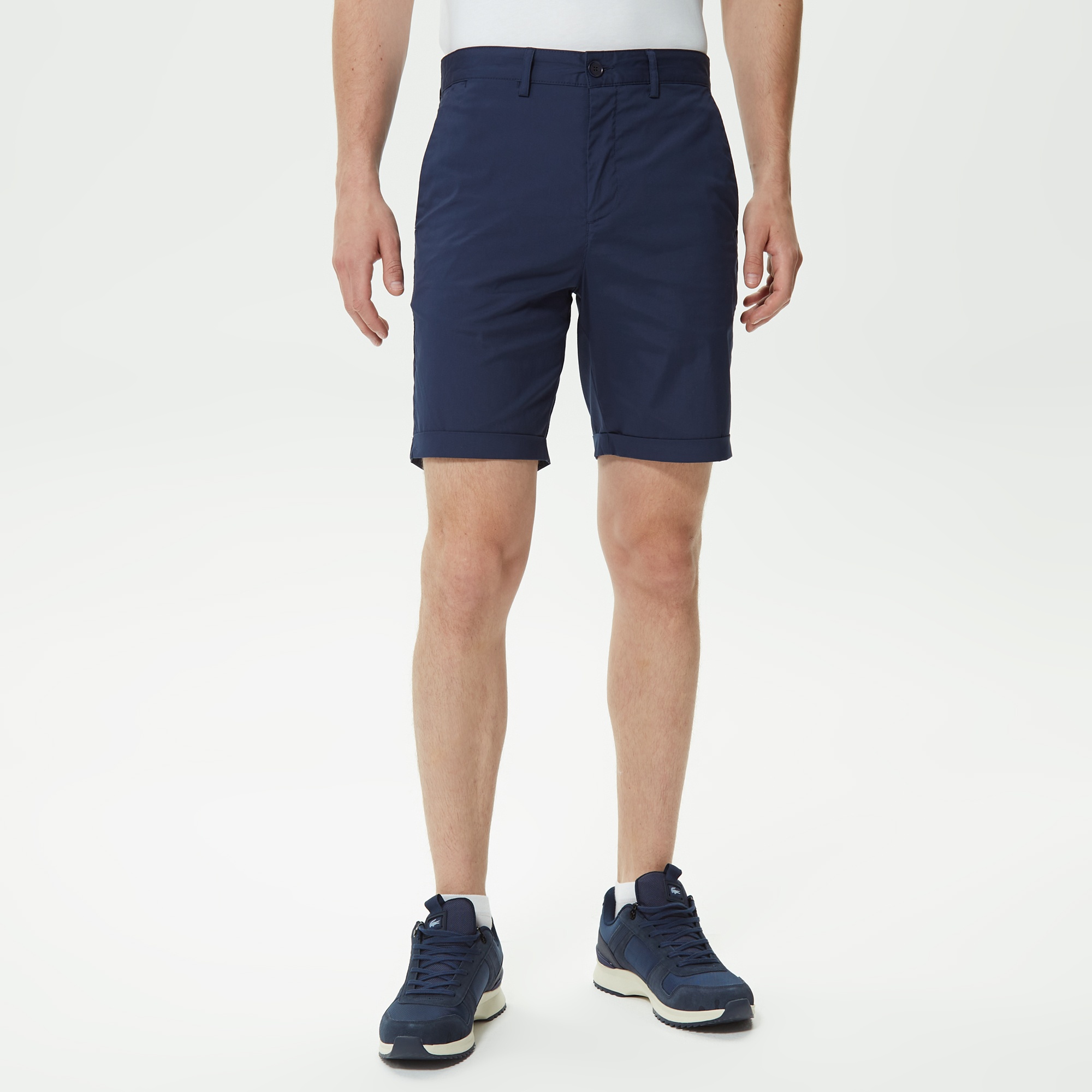 Lacoste Erkek Slim Fit Lacivert Bermuda Şort