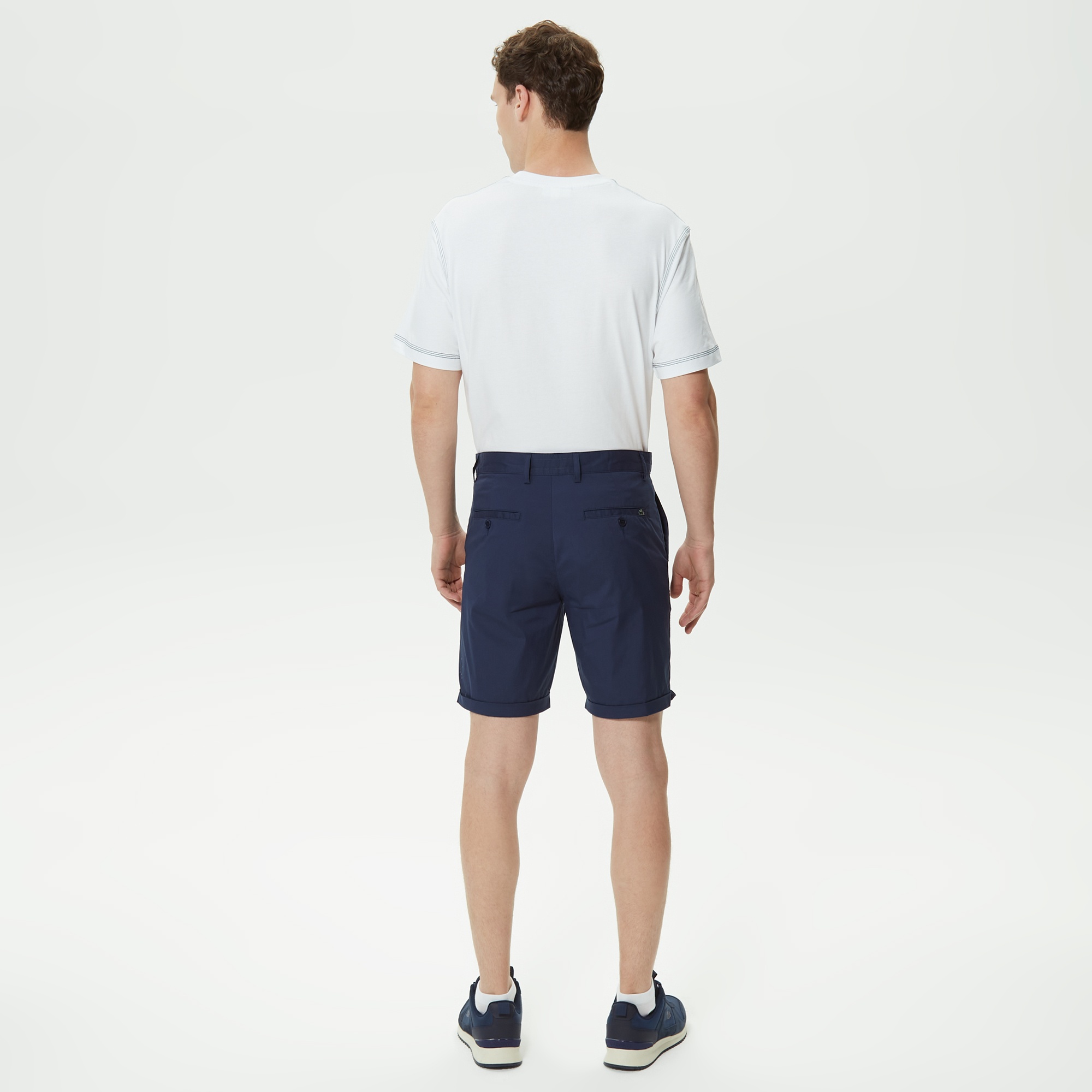 Lacoste Erkek Slim Fit Lacivert Bermuda Şort