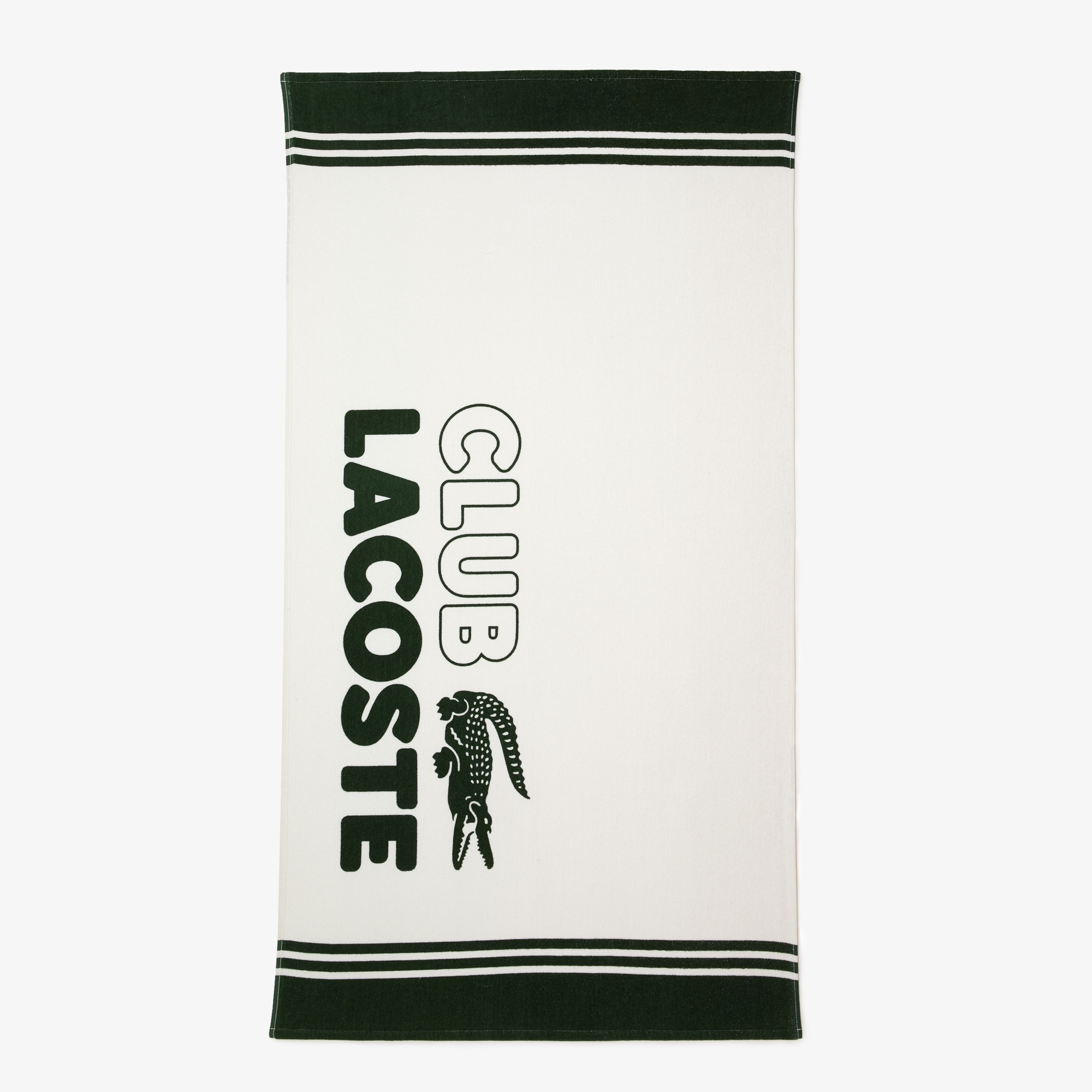 Lacoste Club Baskılı Yeşil Havlu
