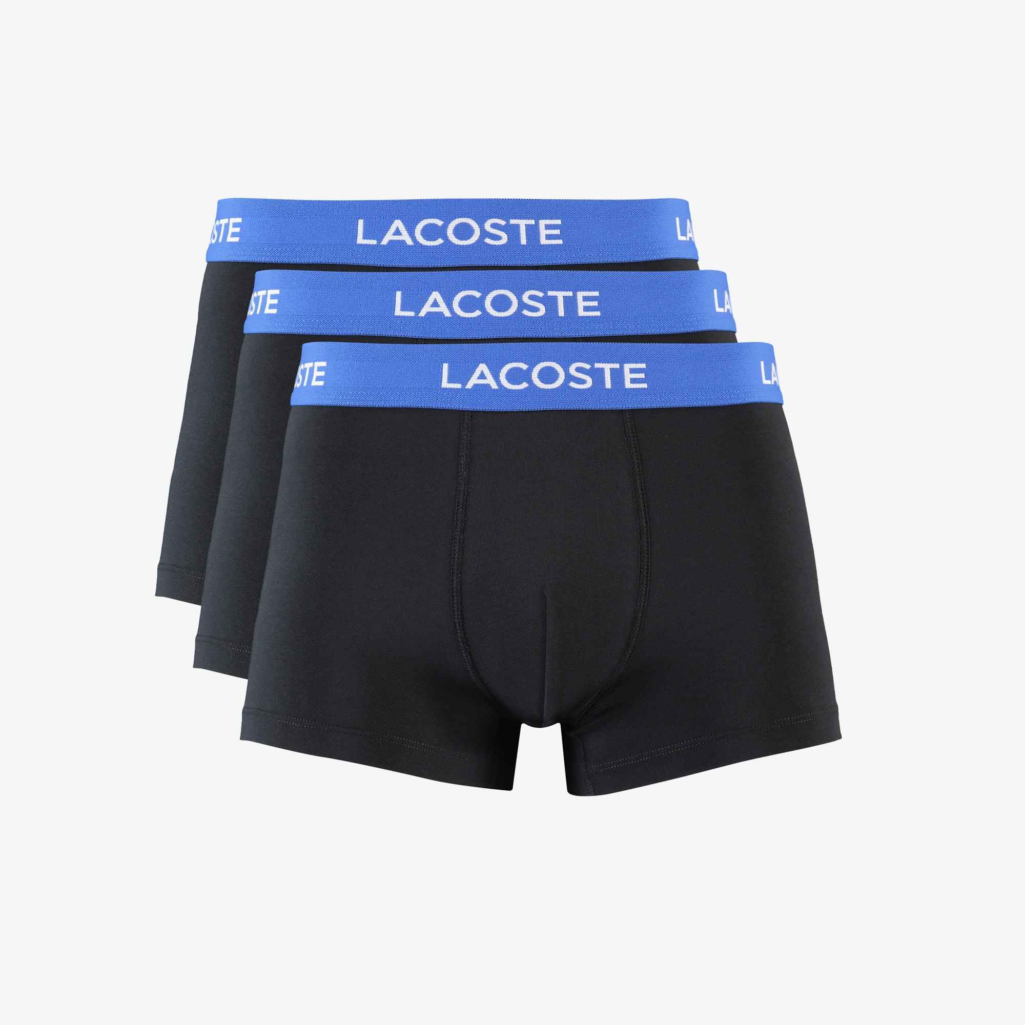 Lacoste Erkek 3'lü Siyah Boxer
