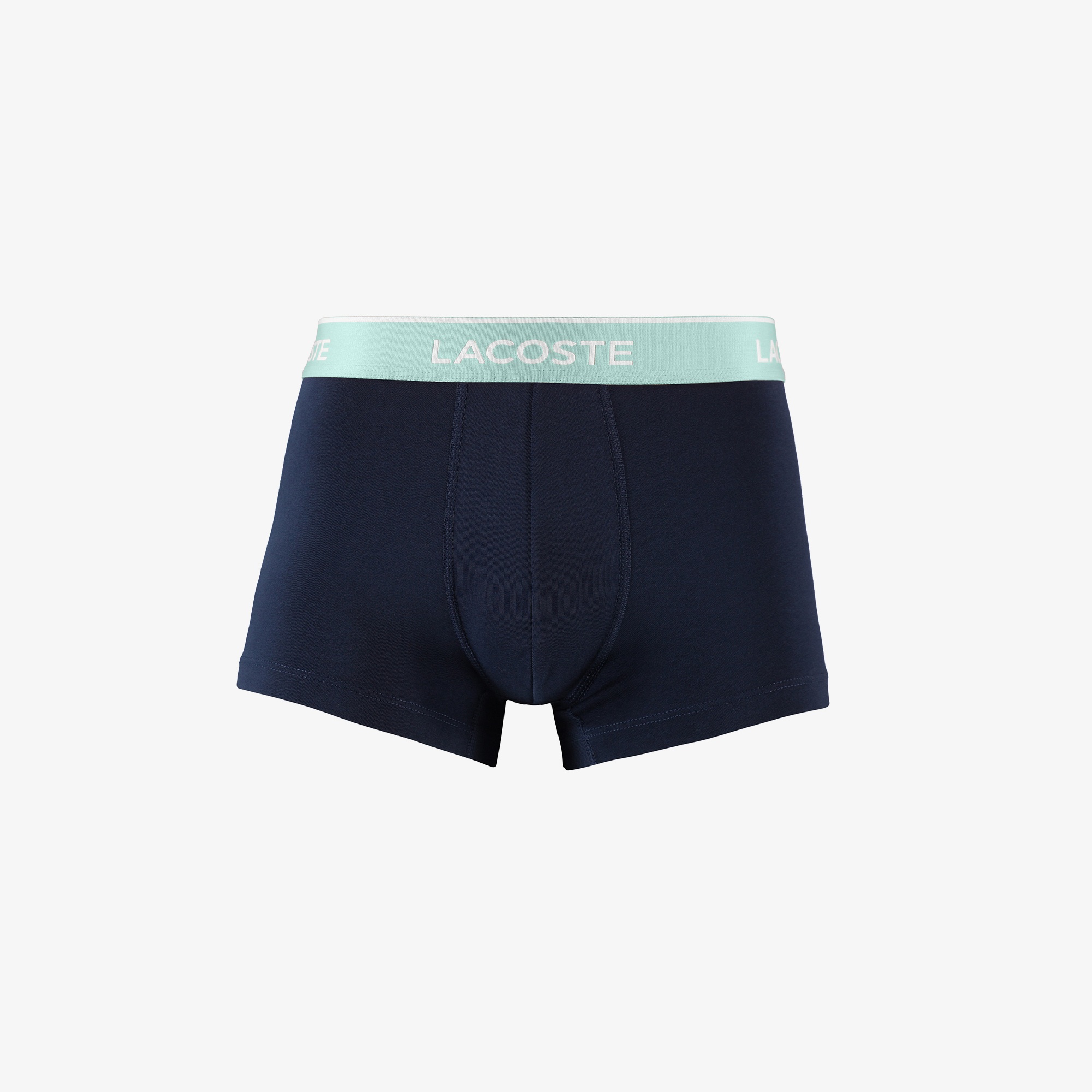 Lacoste Erkek 3'lü Baskılı Lacivert Boxer