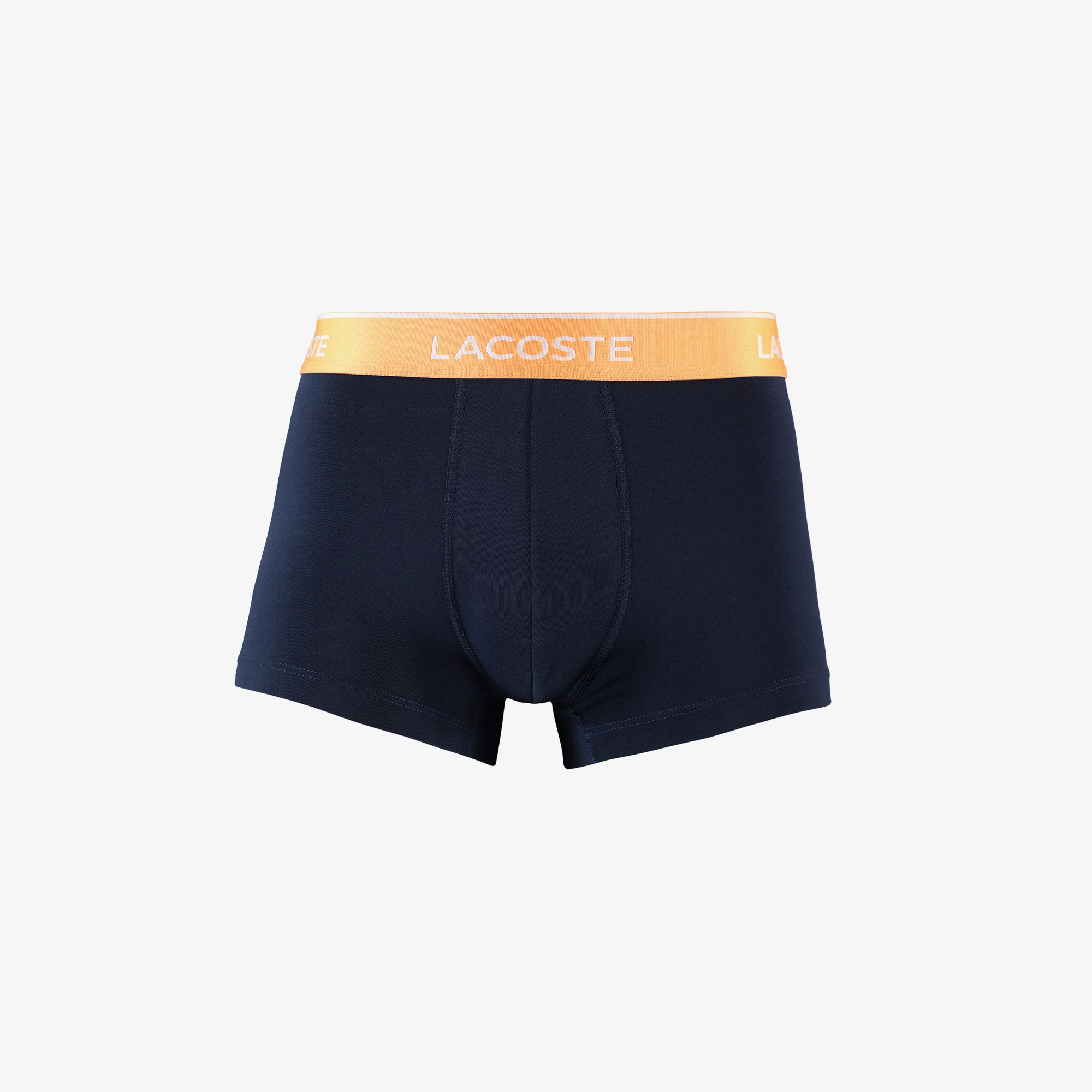Lacoste Erkek 3'lü Baskılı Lacivert Boxer