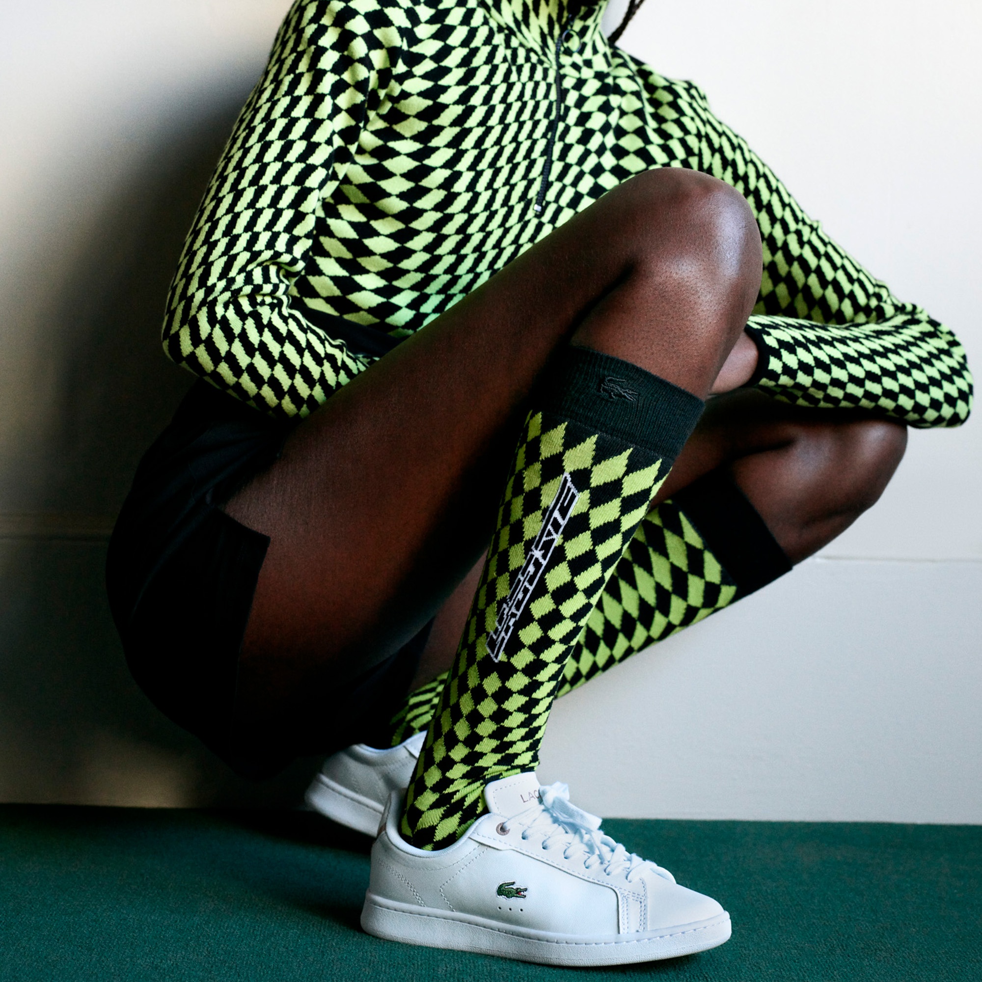 Lacoste Carnaby Pro BL Kadın Beyaz Sneaker