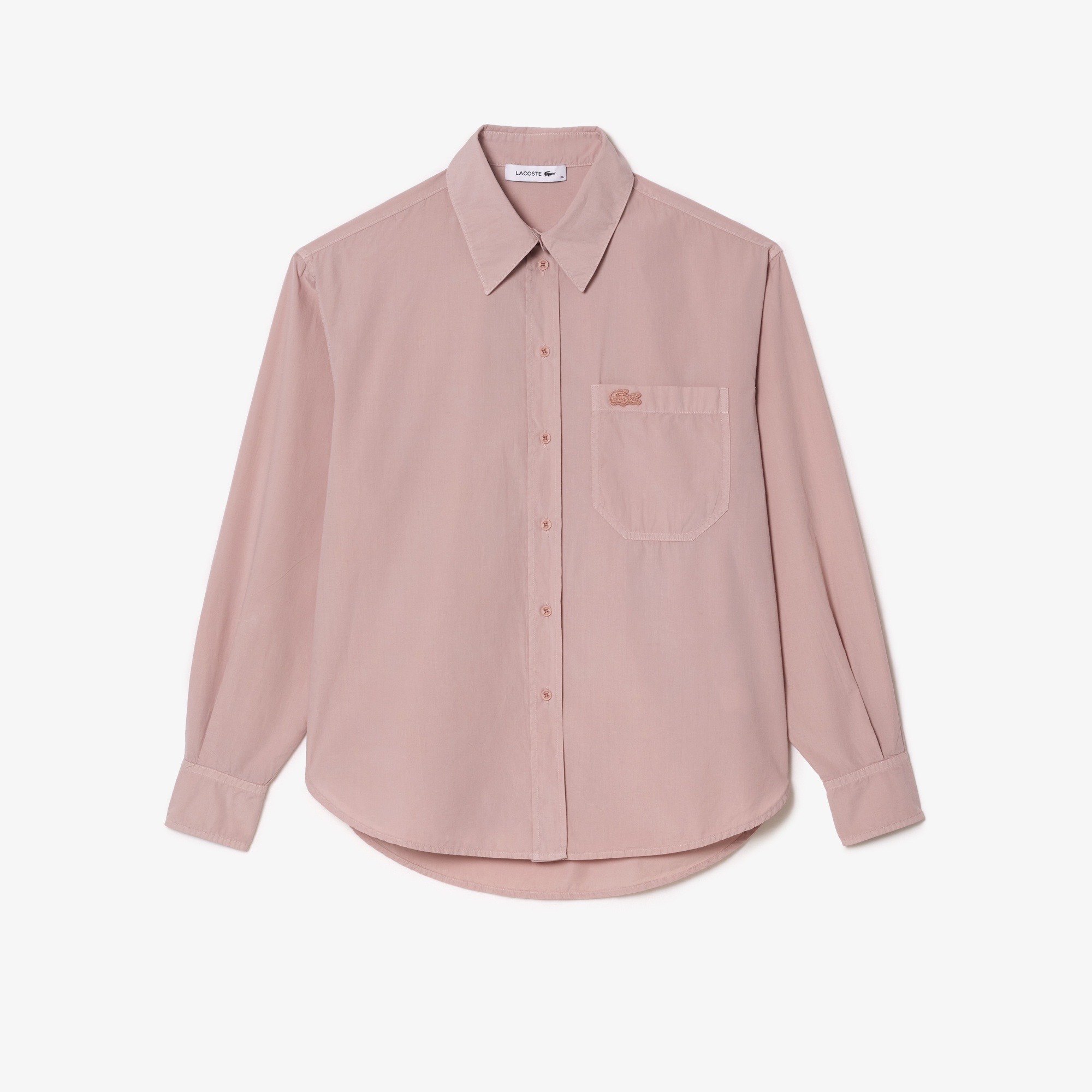 Lacoste Kadın Oversize Pembe Gömlek