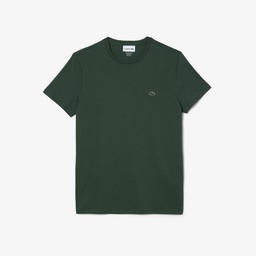 Lacoste Erkek Regular Fit Bisiklet Yaka Yeşil T-Shirt Yeşil