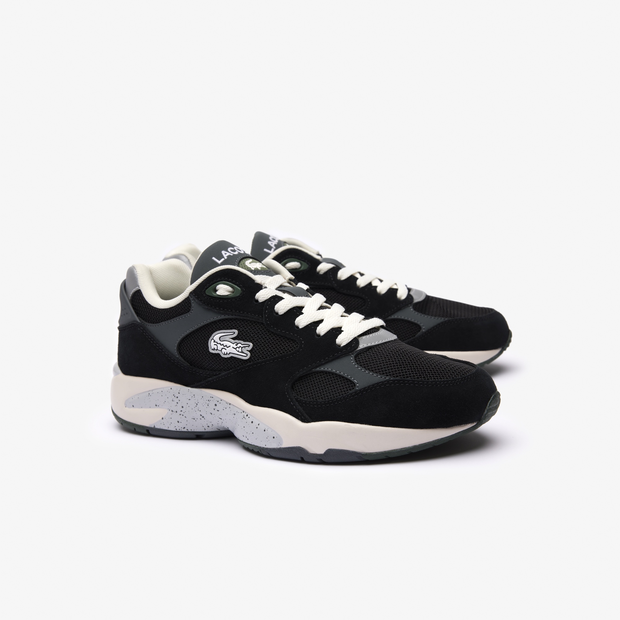 Lacoste SPORT Storm 96 Lo Vinatge Erkek Siyah Sneaker