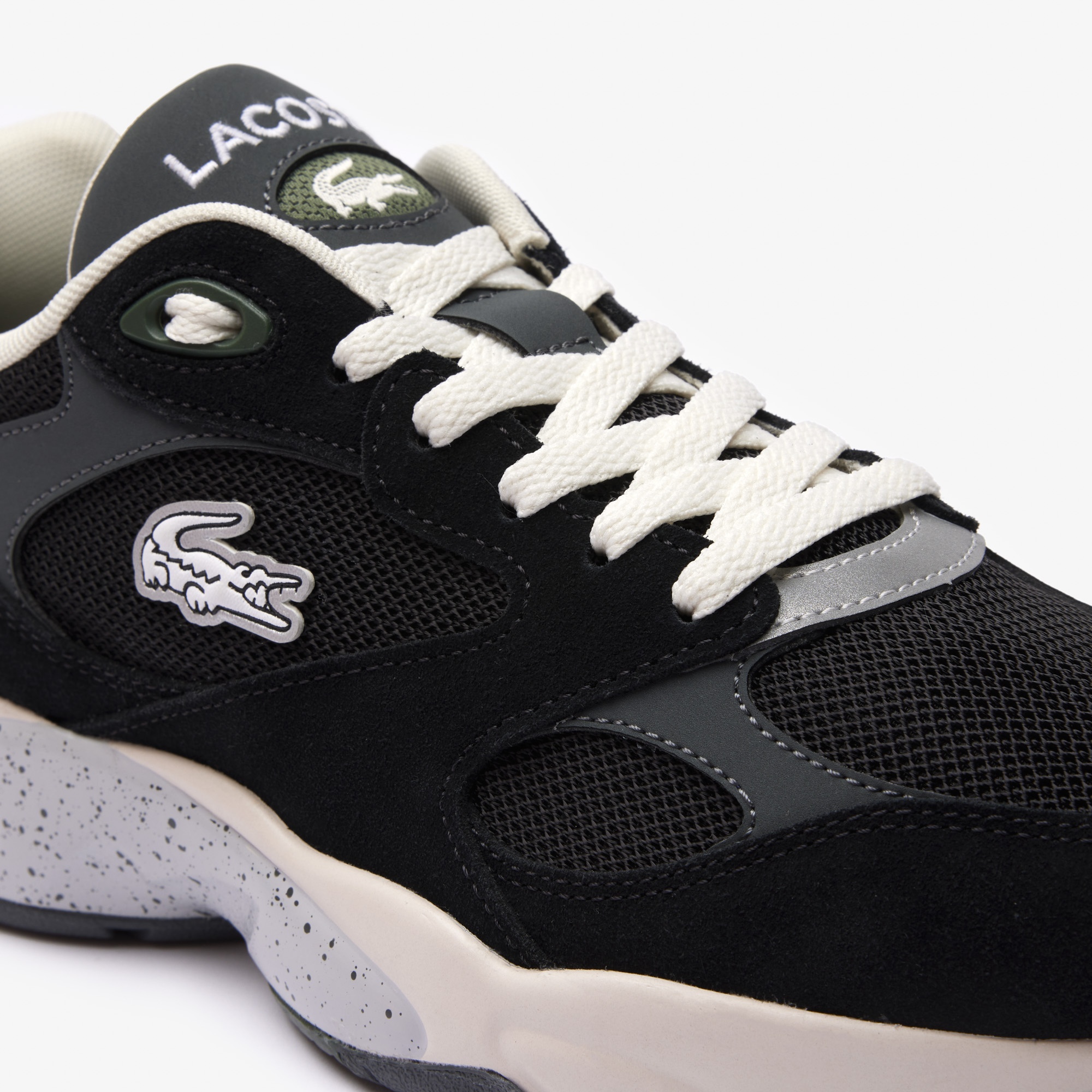 Lacoste SPORT Storm 96 Lo Vinatge Erkek Siyah Sneaker
