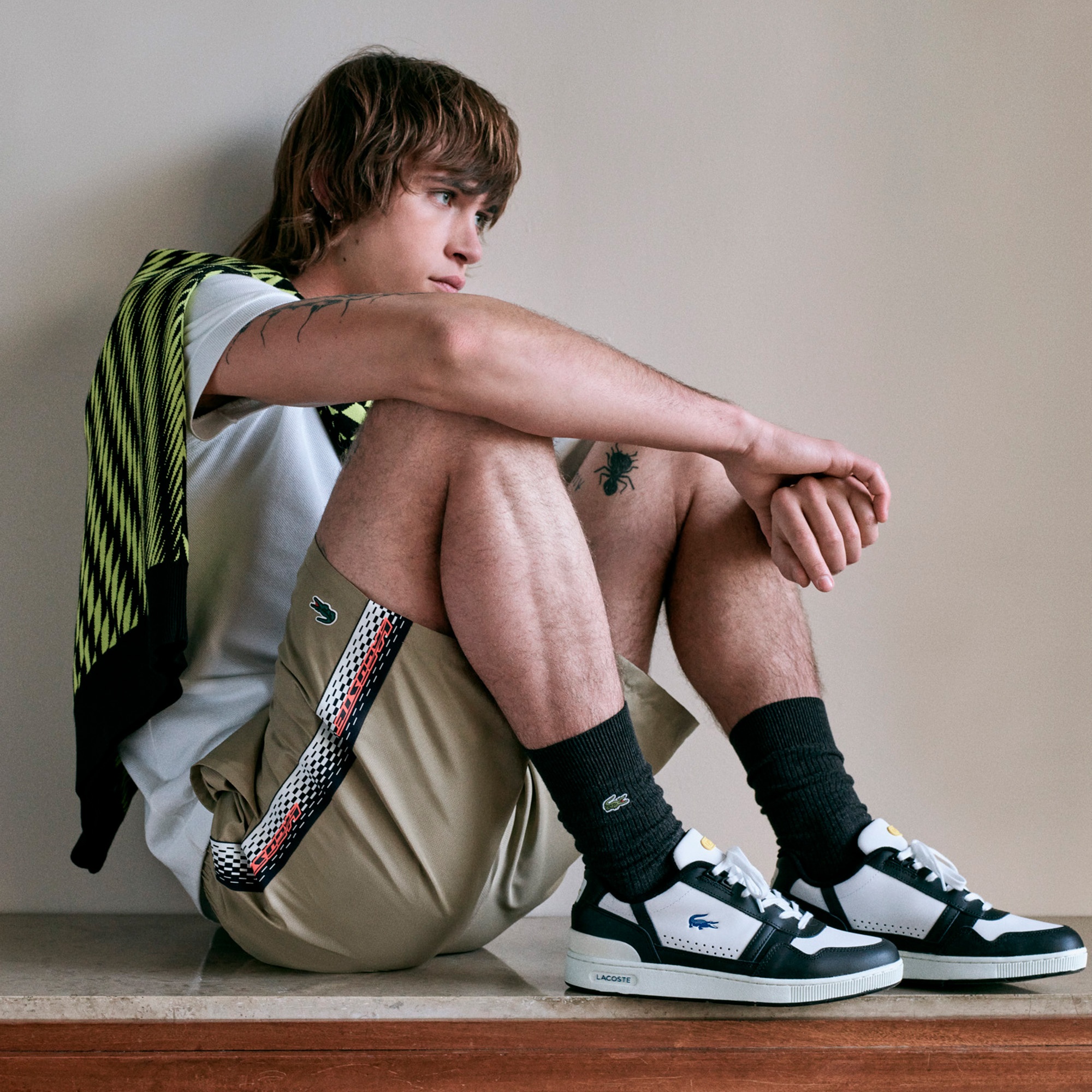 Lacoste T-Clip Erkek Beyaz Sneaker