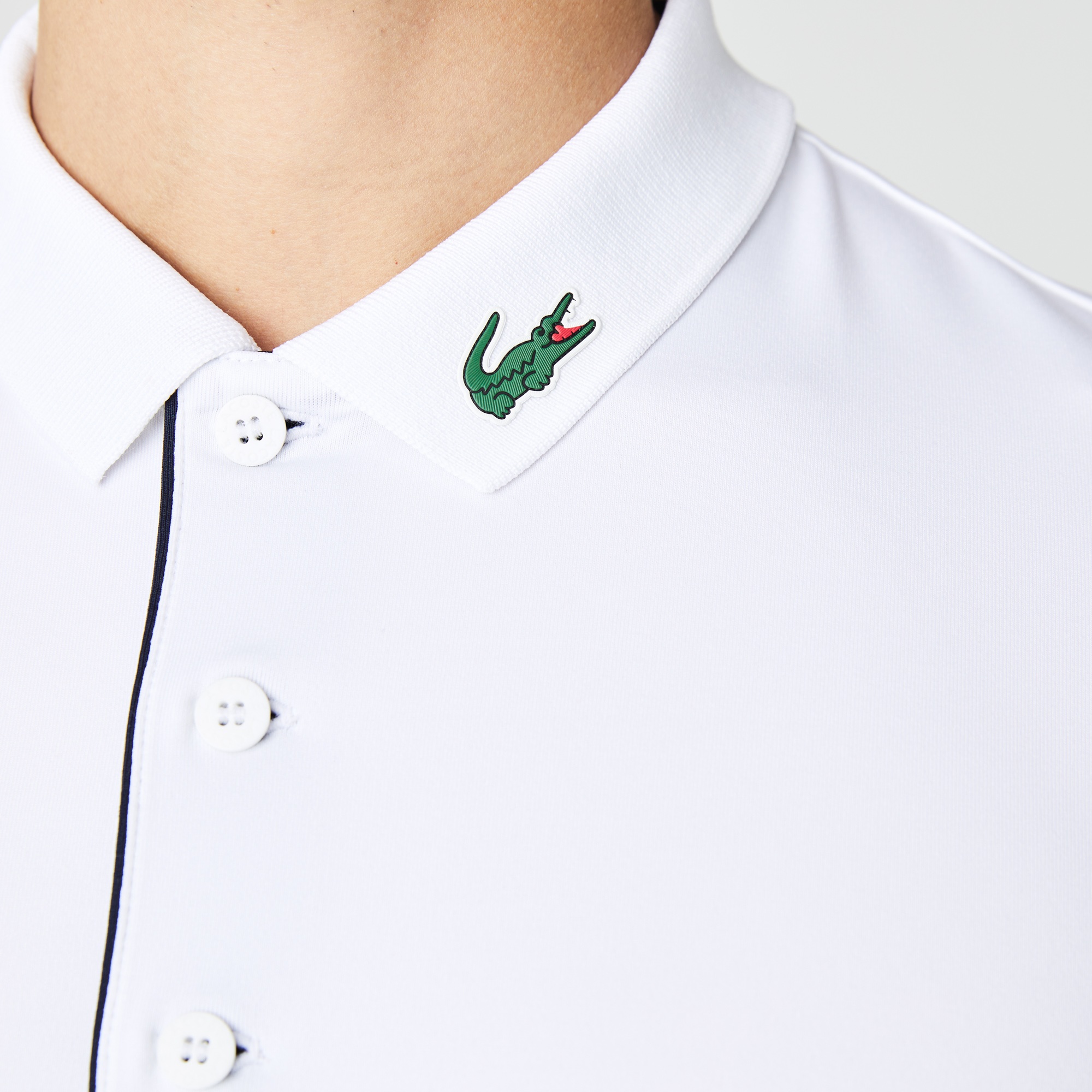 Lacoste SPORT Erkek Regular Fit Beyaz Polo