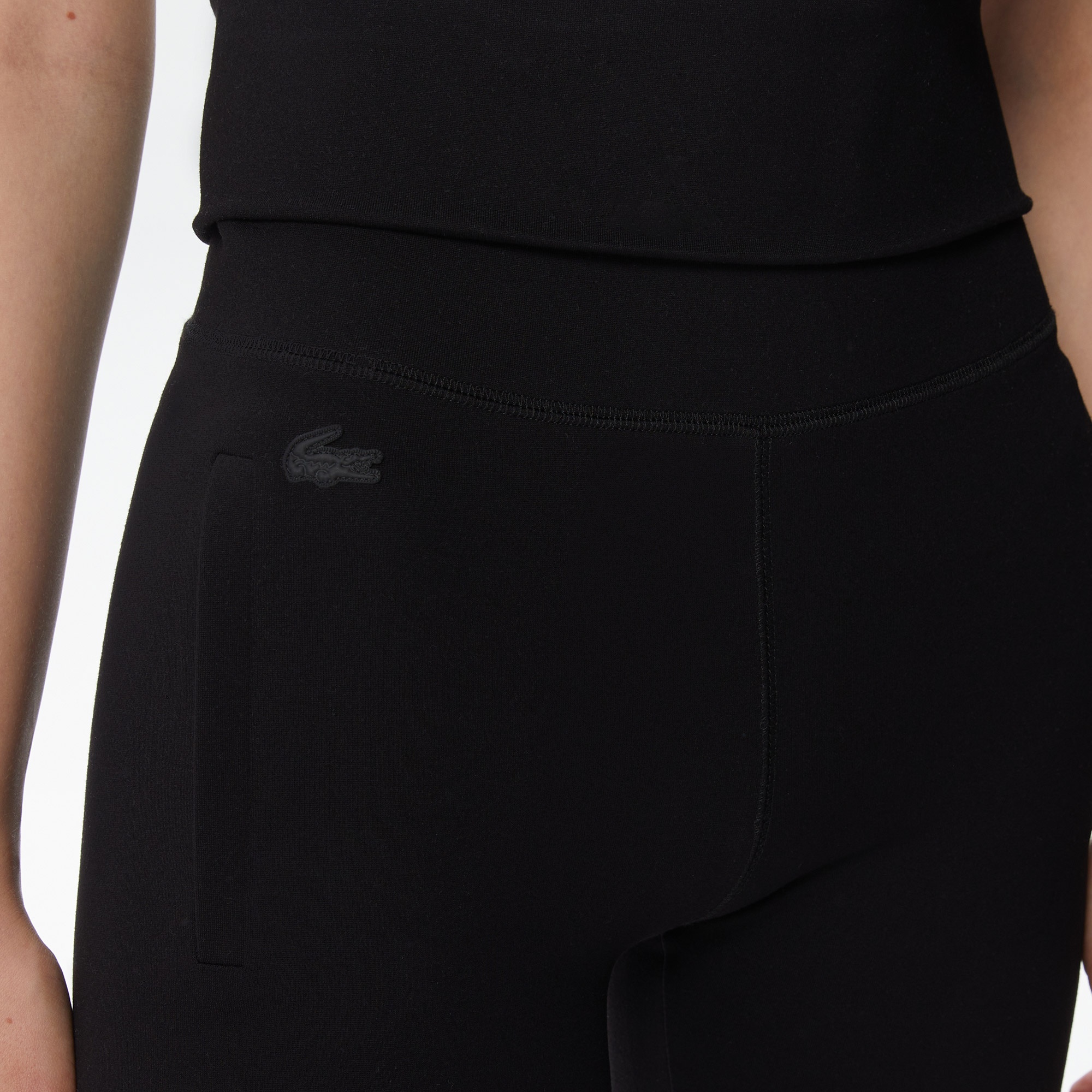 Lacoste Kadın Chino Fit Siyah Pantolon