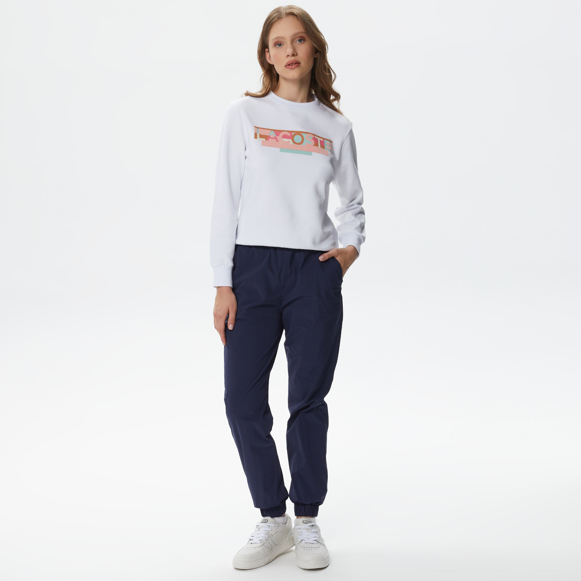 Lacoste Kadın Lacivert Pantolon