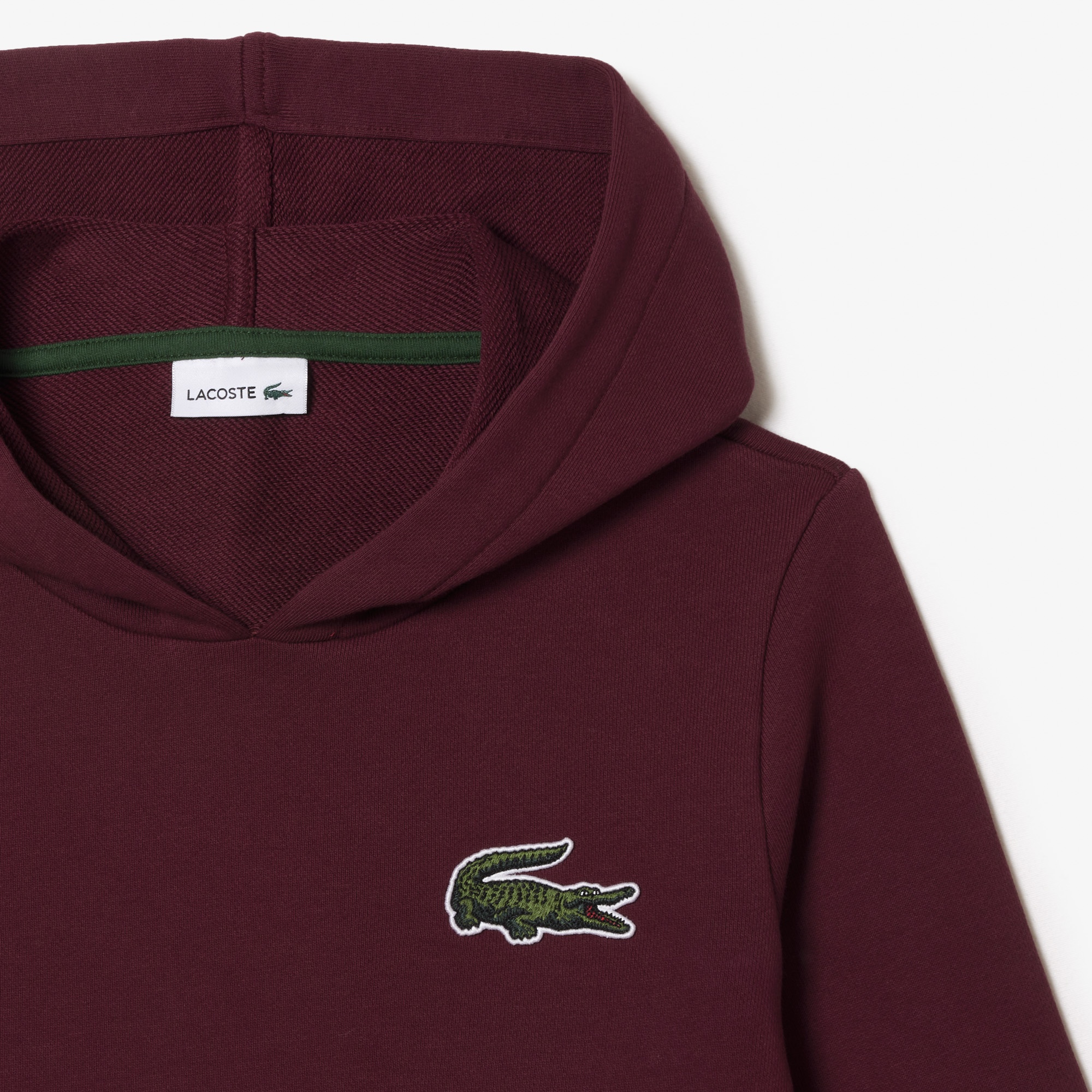 Lacoste Kız Çocuk Kapüşonlu Bordo Elbise