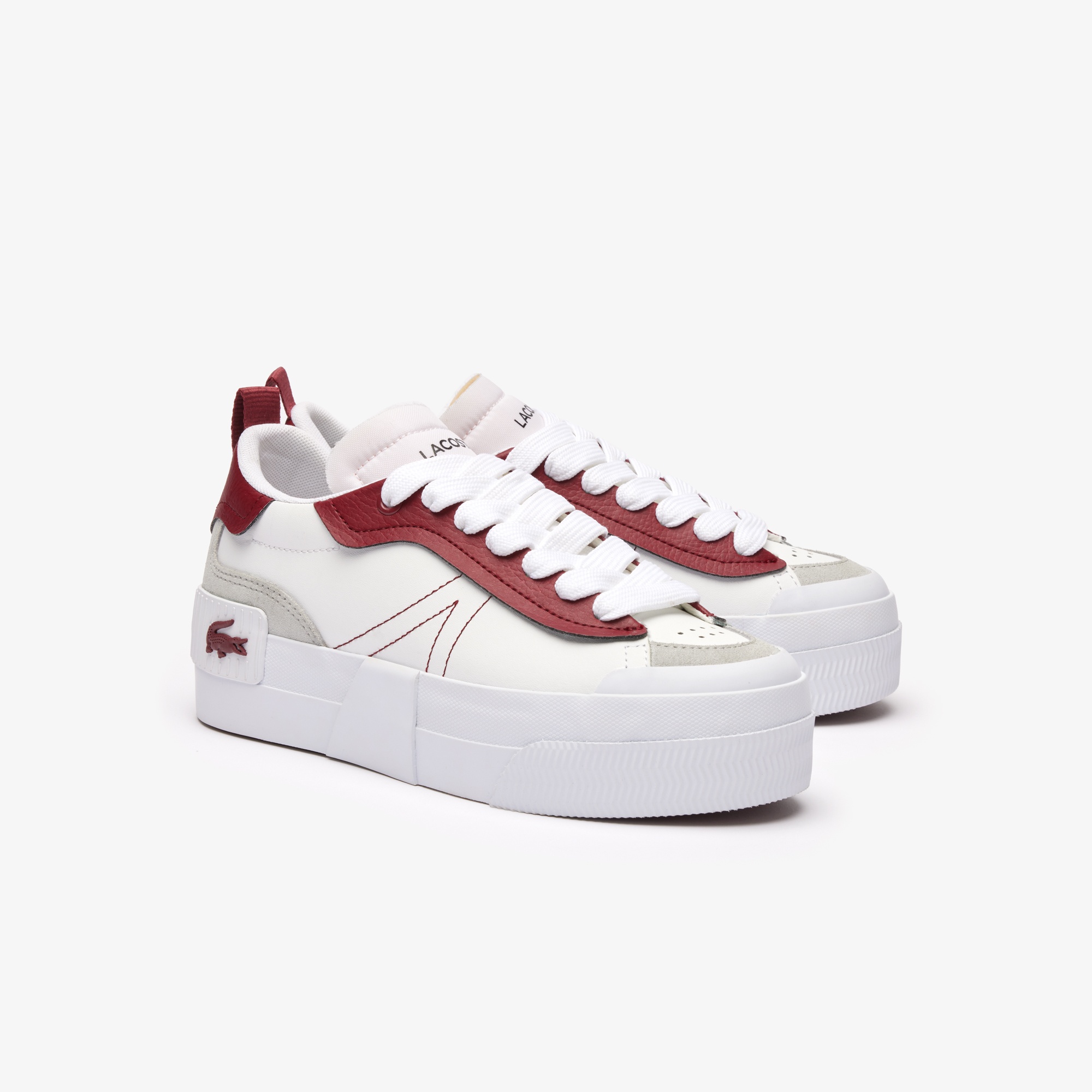 Lacoste L004 Platform Kadın Beyaz Sneaker