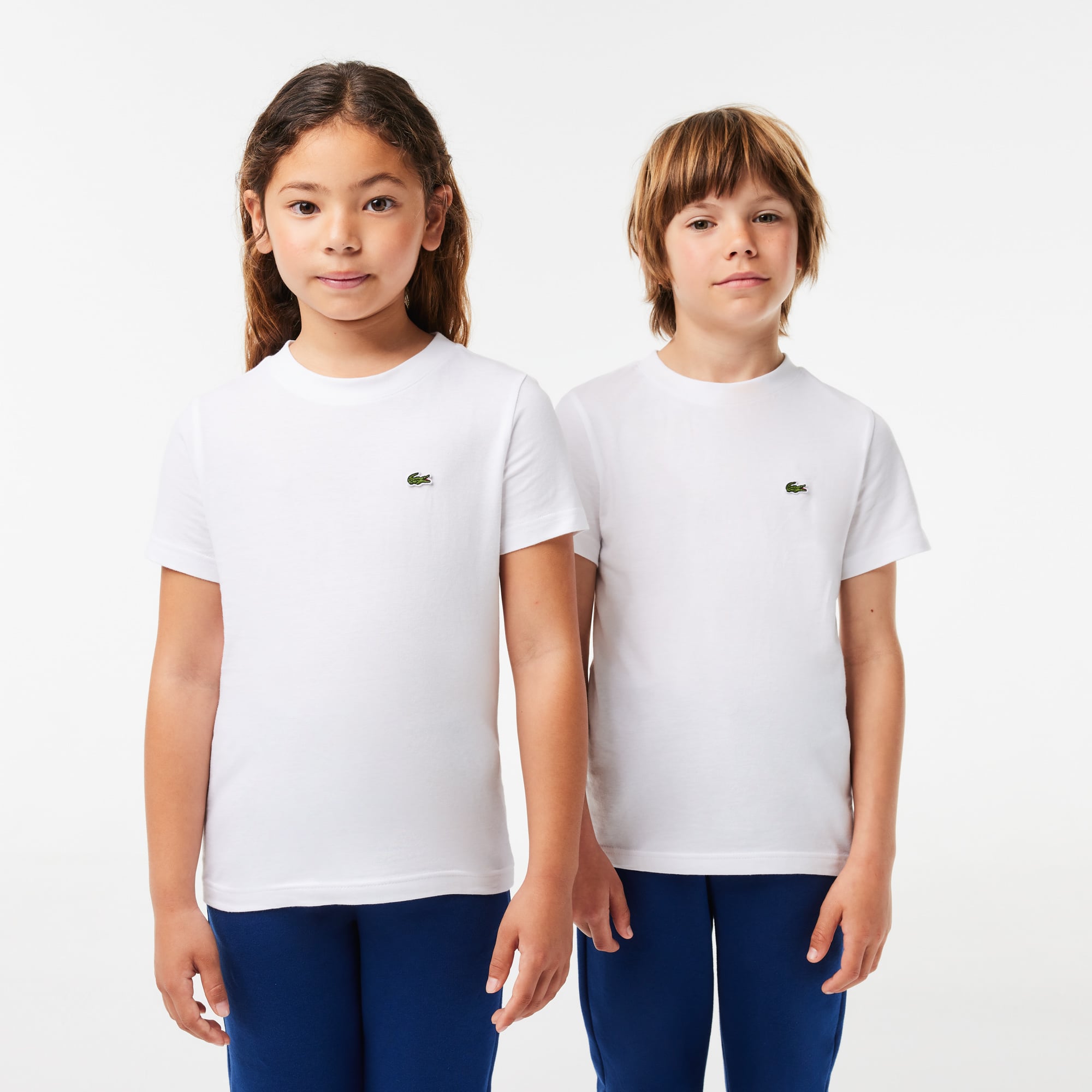 Lacoste Çocuk Bisiklet Yaka Beyaz T-Shirt görsel 4