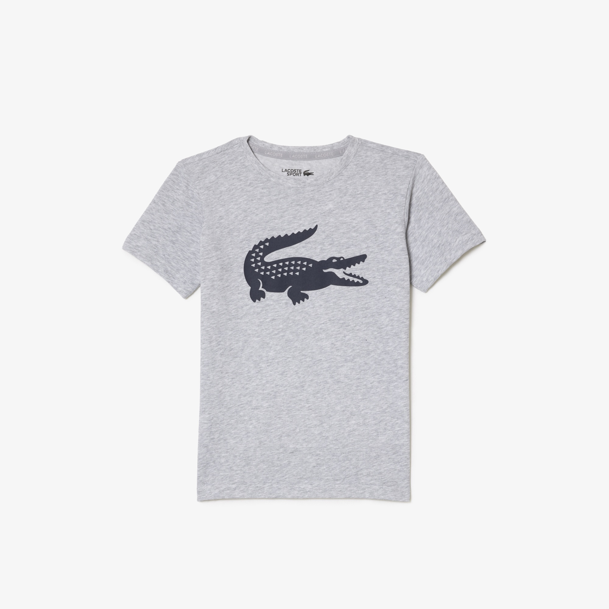 Lacoste Erkek Çocuk Baskılı Gri T-Shirt