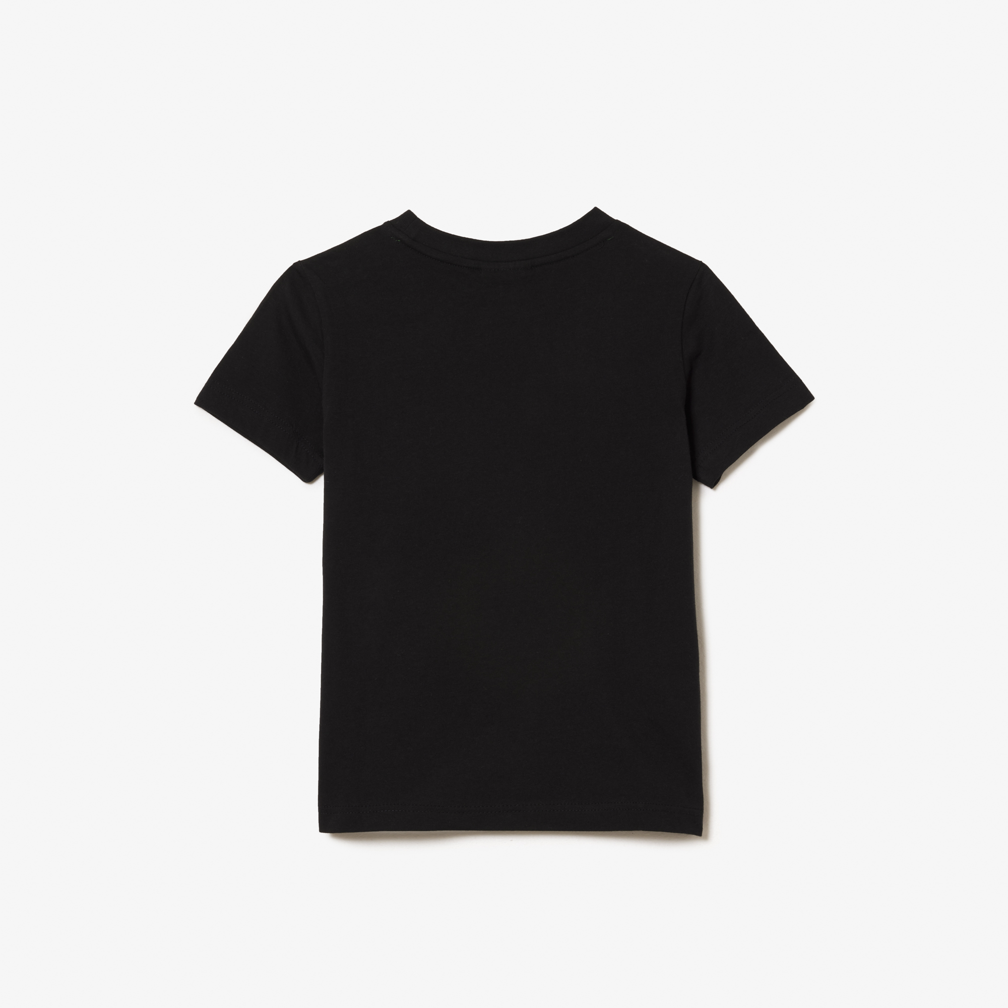 Lacoste Çocuk Bisiklet Yaka Siyah T-Shirt görsel 2