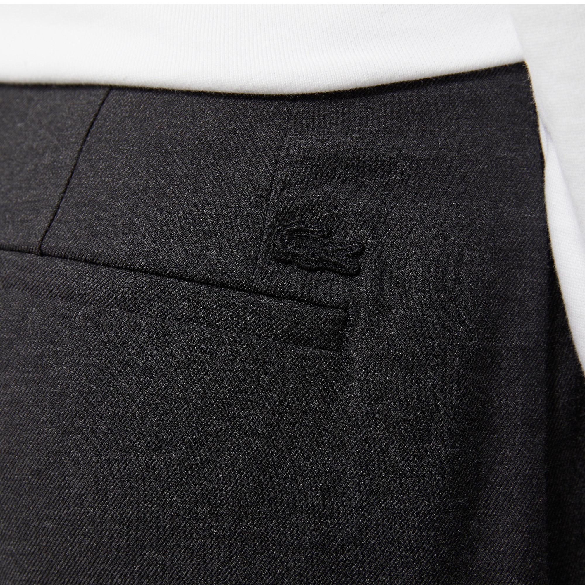 Lacoste Kadın Straight Fit Gri Pantolon